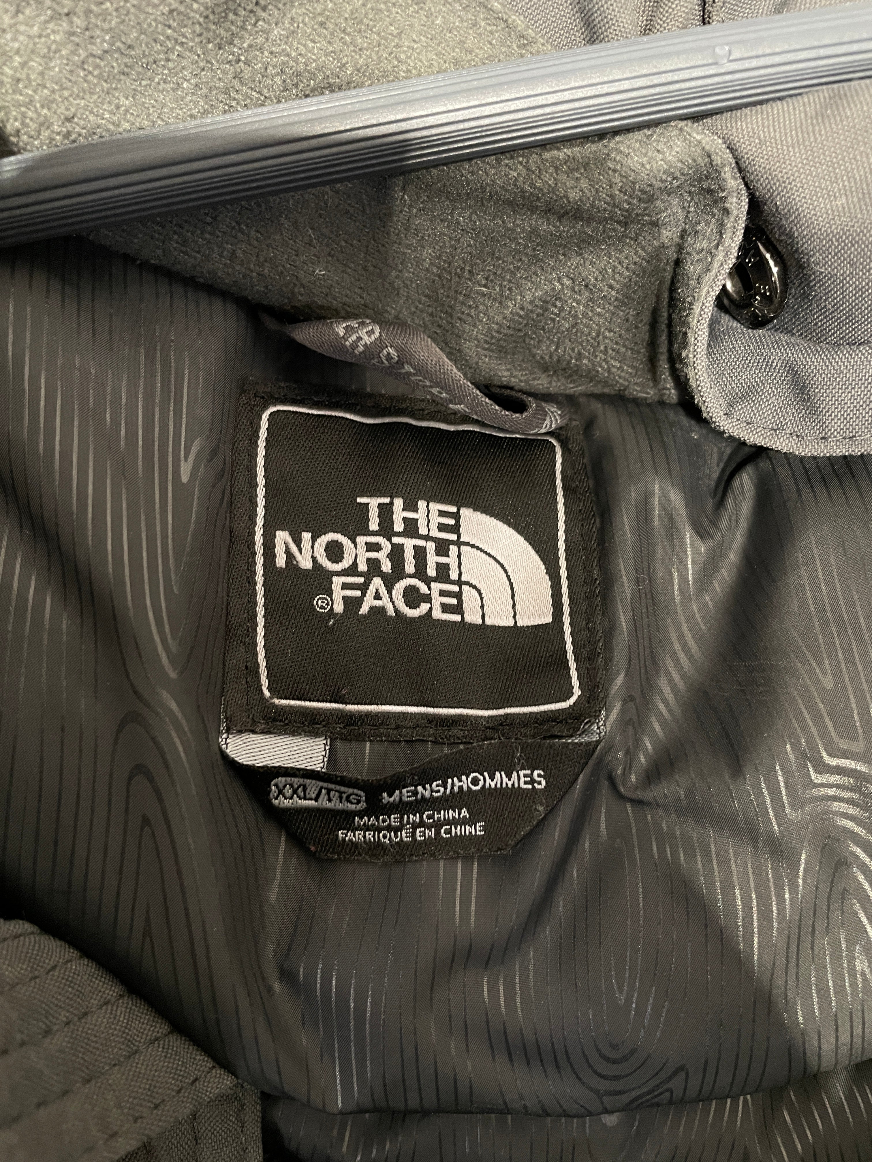 THE NORTH FACE/Coat/XXL/Polyester/GRY/PUFFER COAT FUR HOOD view 3