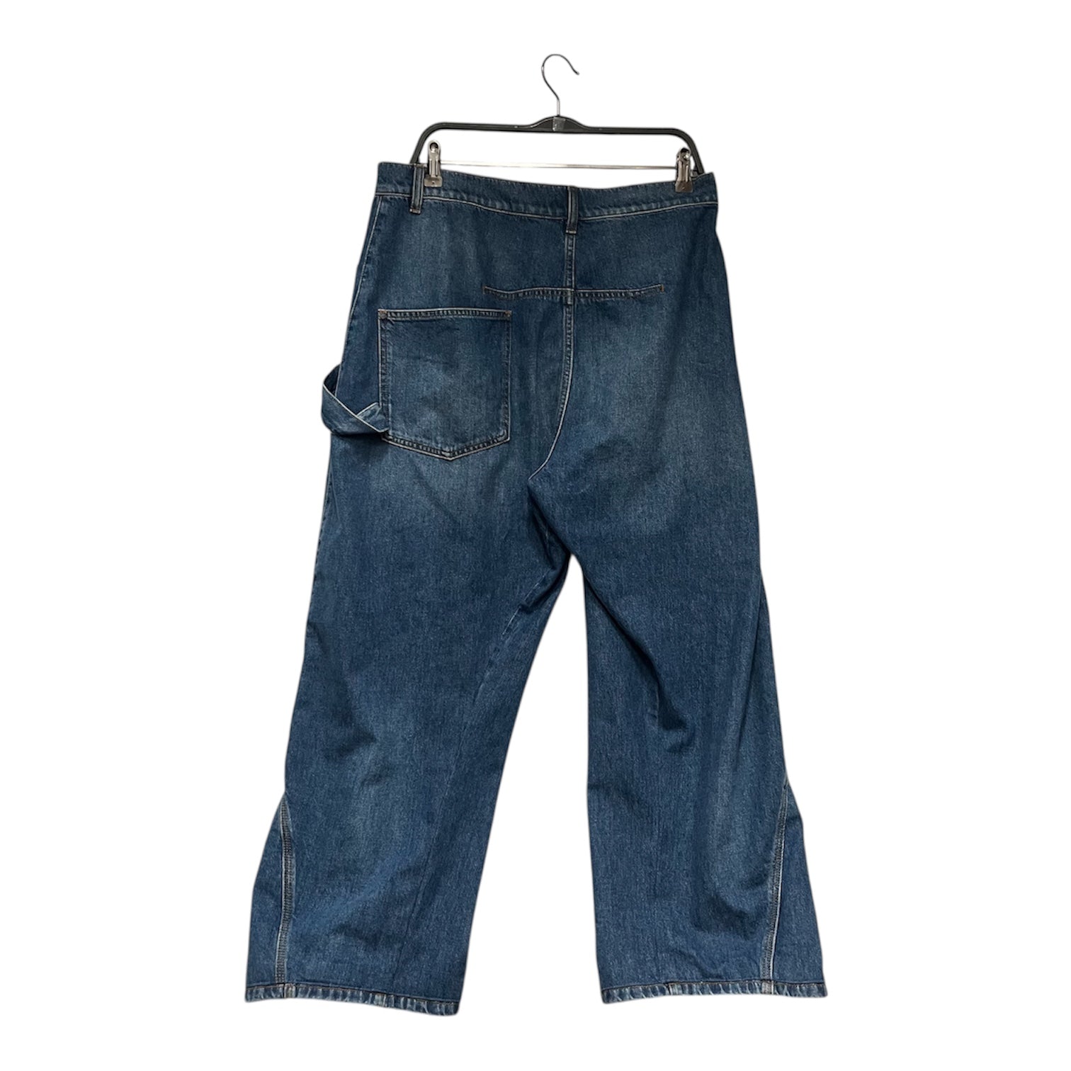 JW ANDERSON(J.W.ANDERSON)/Cropped Pants/33/Cotton/BLU/cropped cool cut view 2