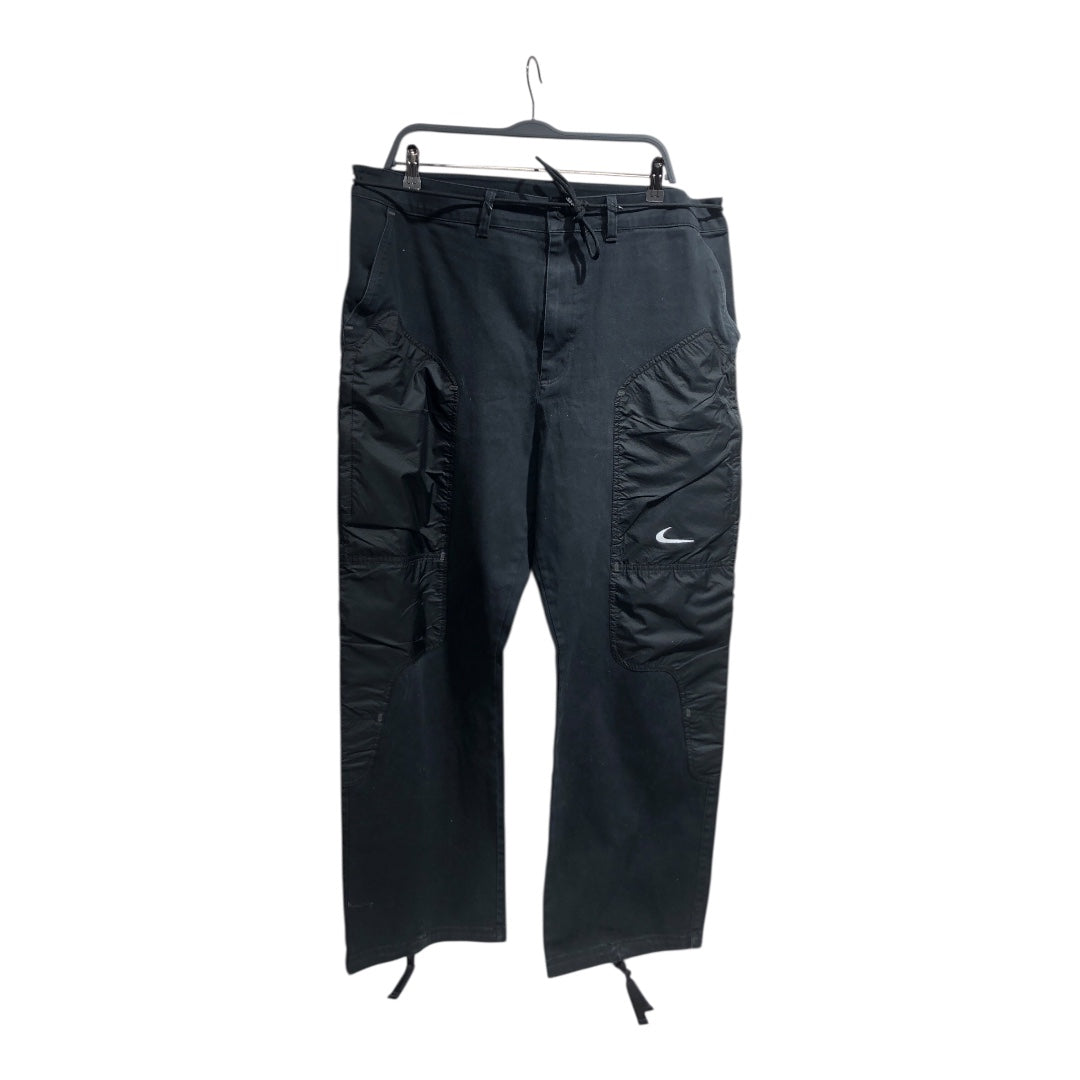 NIKE/OFF-WHITE/Cargo Pants/XL/Cotton/BLK/nylon cargo pockets / workwear view 1