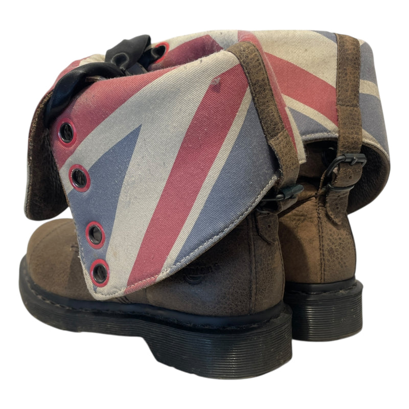 Dr.Martens/Boots/US 8/Leather/BRW/1914 UNION JACK