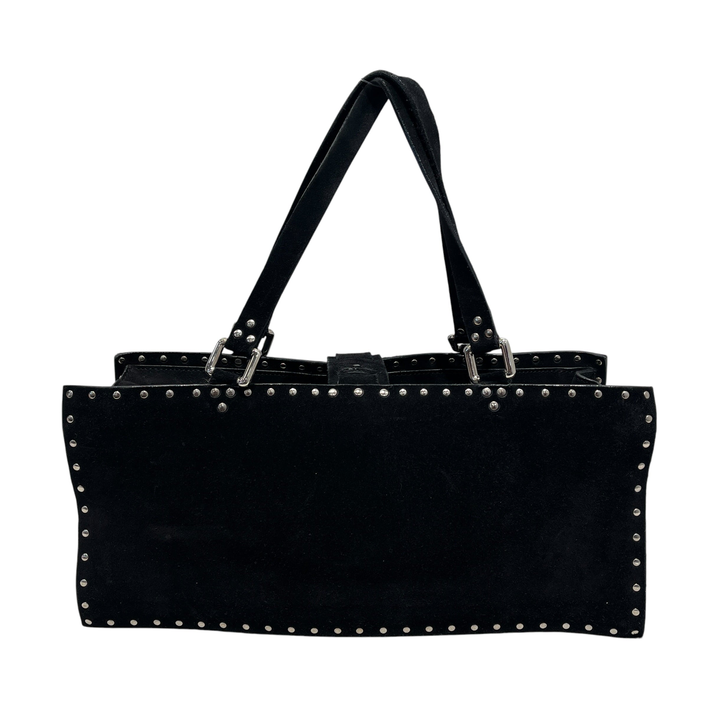 CELINE/Hand Bag/Leather/BLK/SUEDE STUDDED view 2