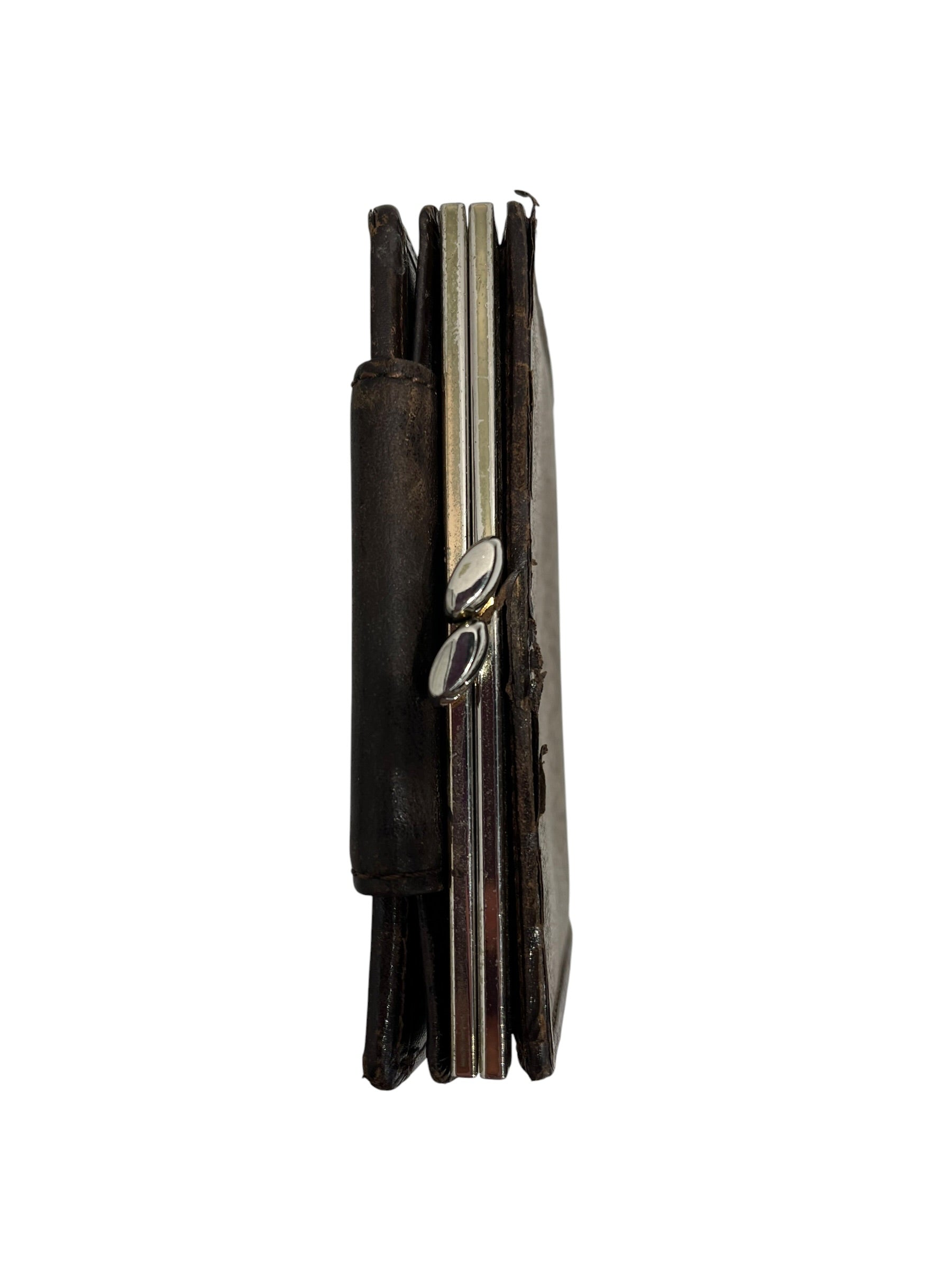 NINA RICCI/Wallet/Animal Pattern/Leather/BRW/CROC PTTRN/SLVER CLASP LOCK view 3