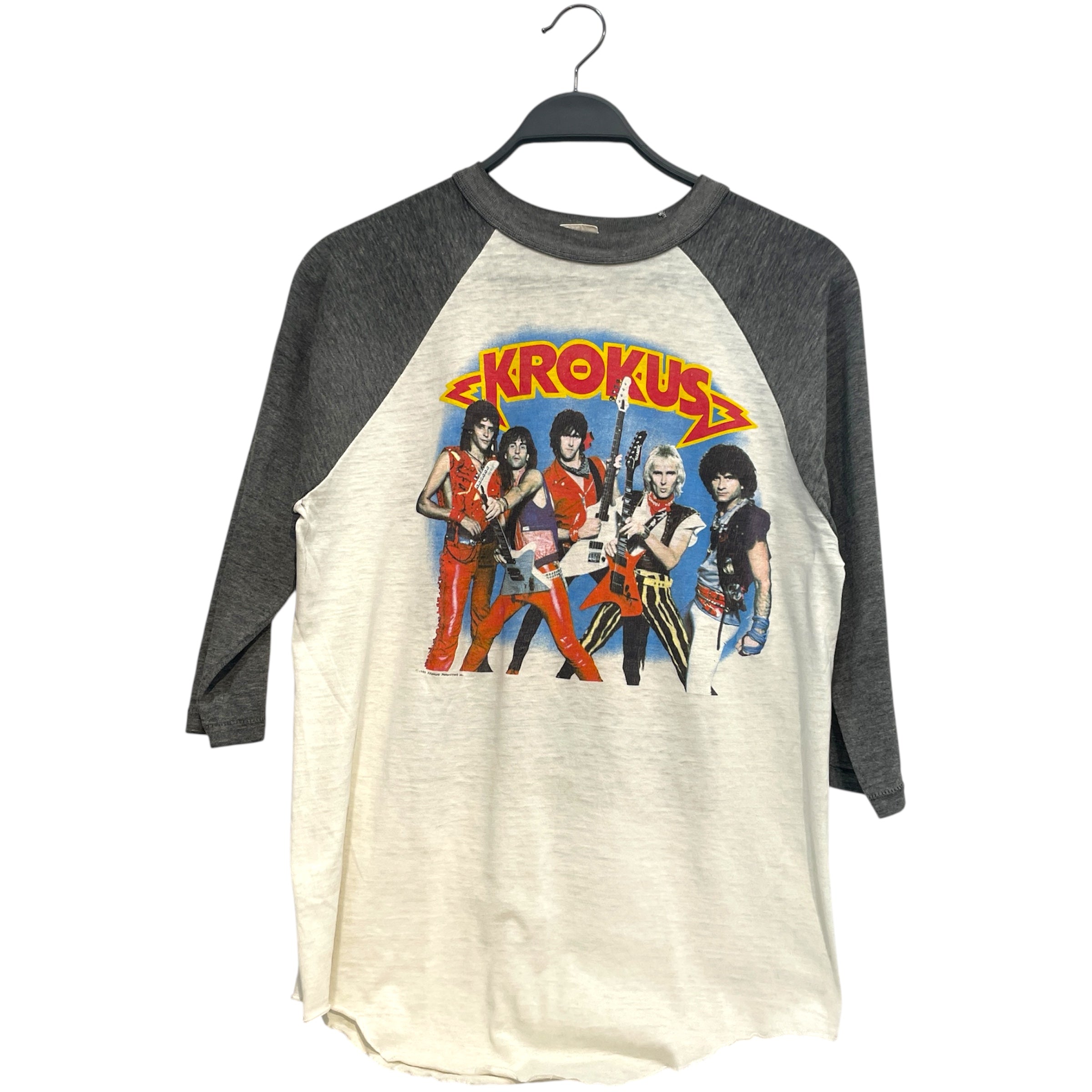 Vintage/3|4S Cut & Sew/XL/Cotton/WHT/Raglan Sleeve/Krokus view 1