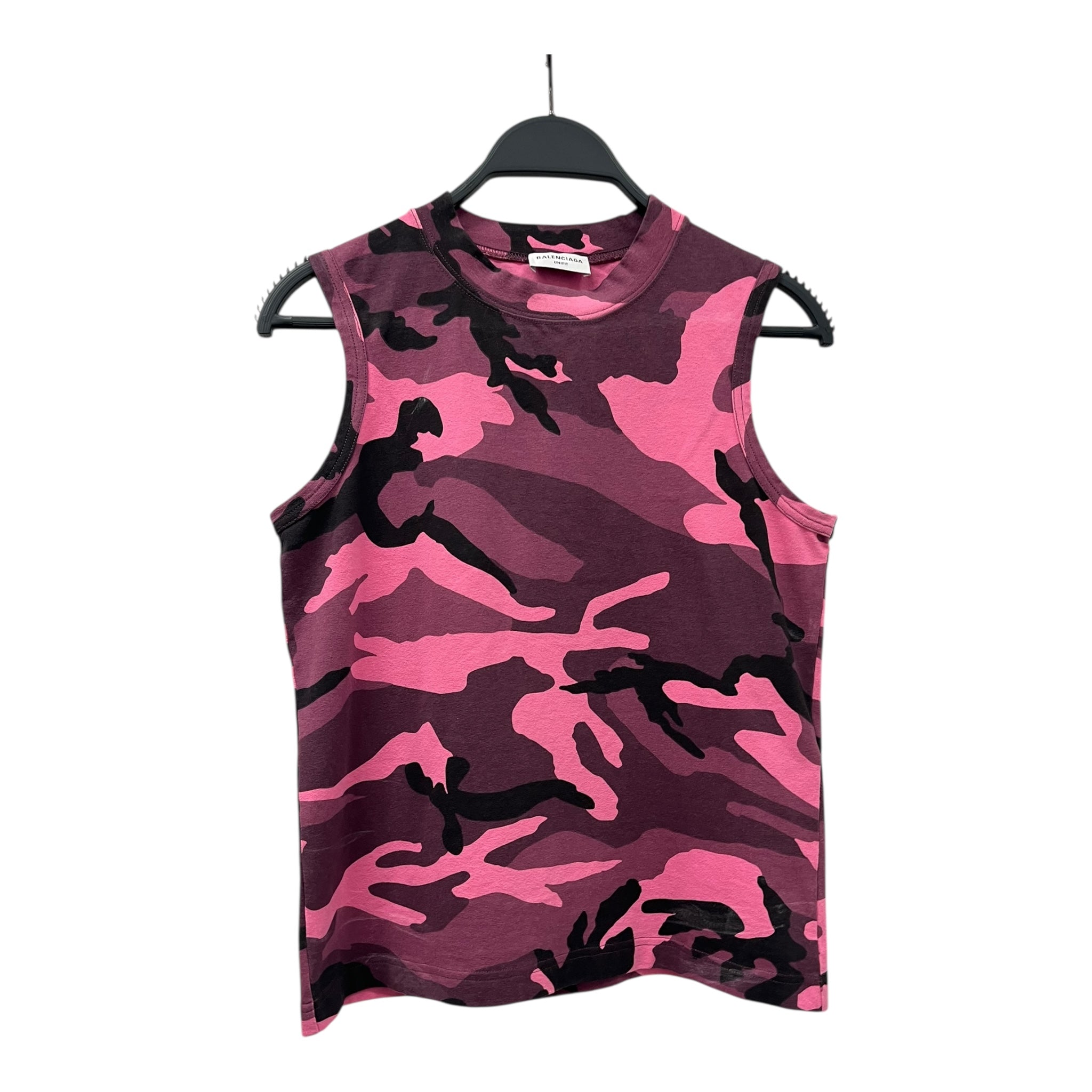 BALENCIAGA/Camisole/M/Camouflage/Cotton/PNK/UNIFIT view 1