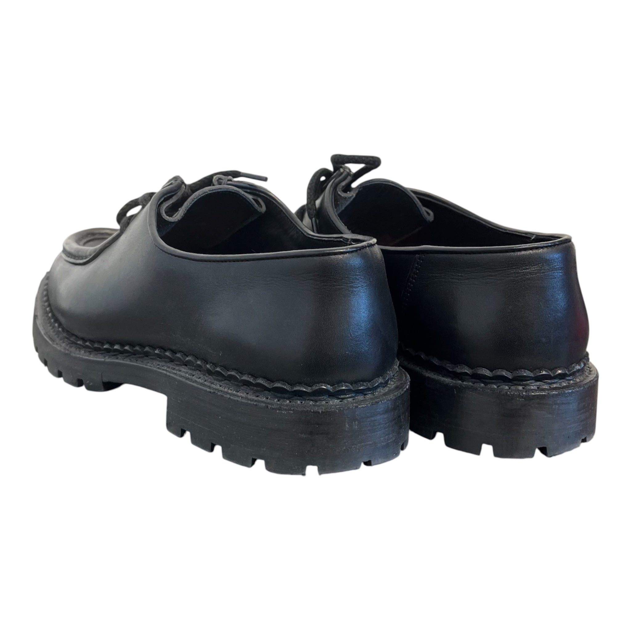 SAINT LAURENT/Loafers/EU 36/Leather/BLK/LEATHER DERBYS 686356 view 2