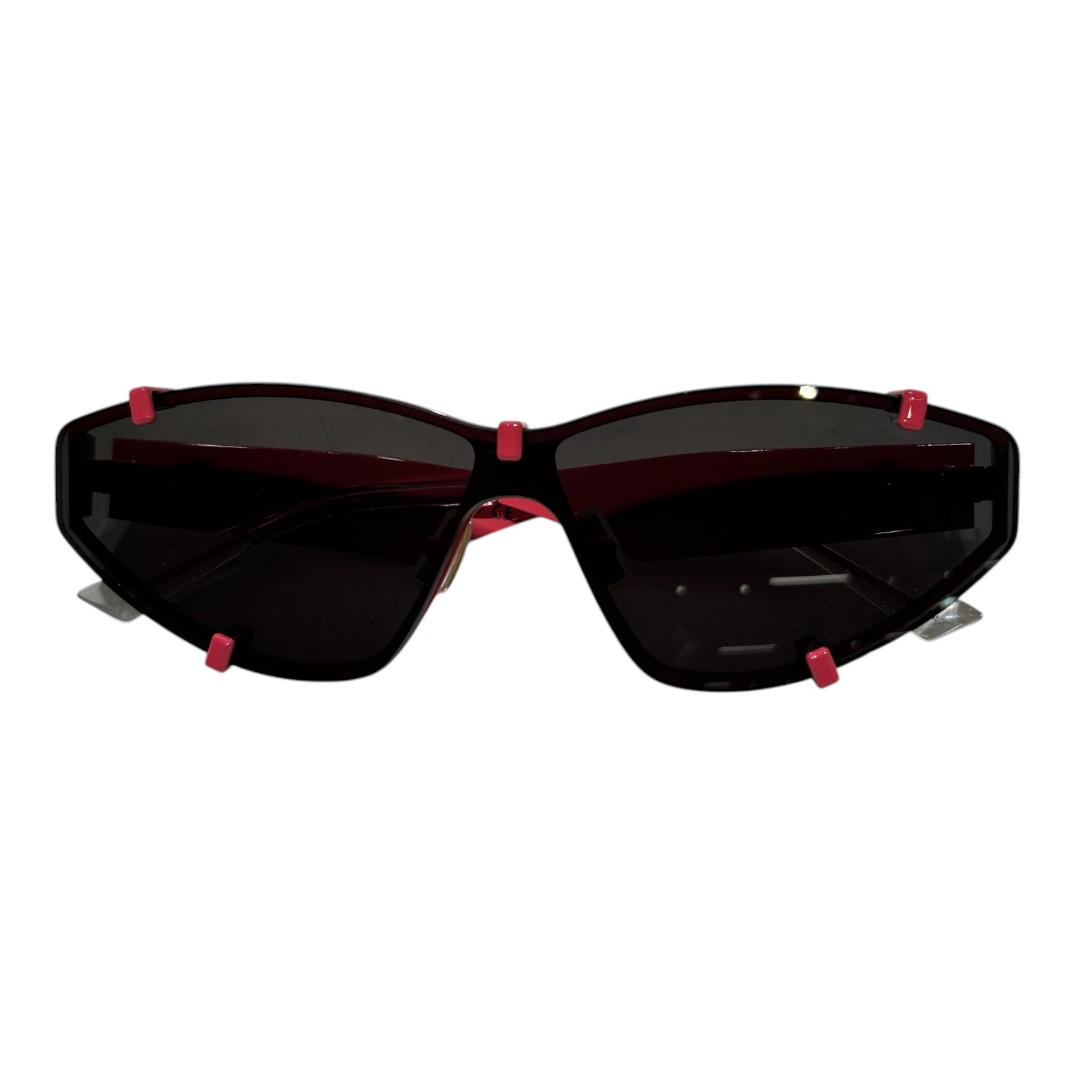 BOTTEGA VENETA/Sunglasses/Metal/PNK/Grip Shield Sunglasses Pink view 1