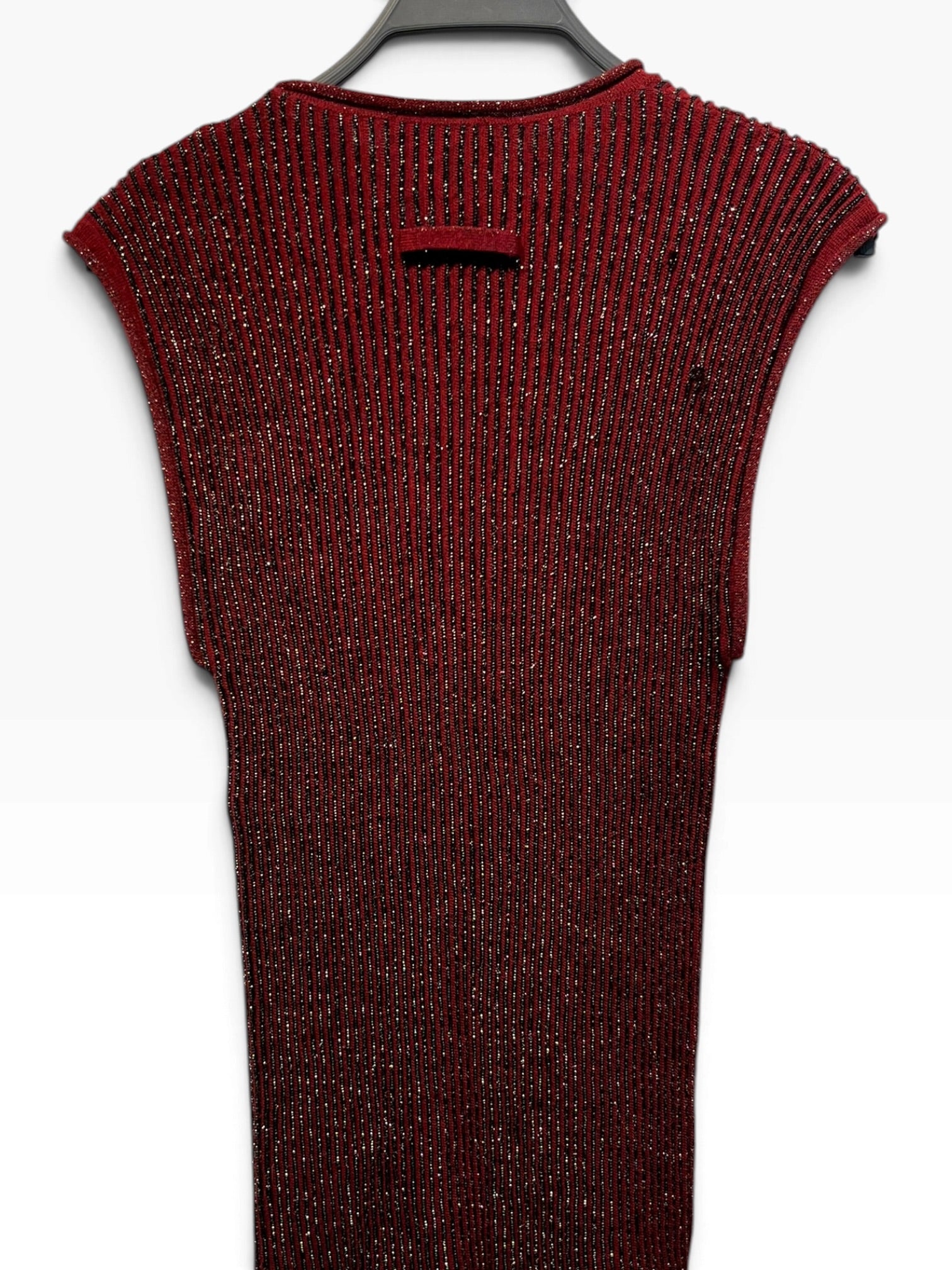 Jean Paul GAULTIER HOMME/Tank Top/Wool/RED/SPARKLE TANK TOP JPG view 4