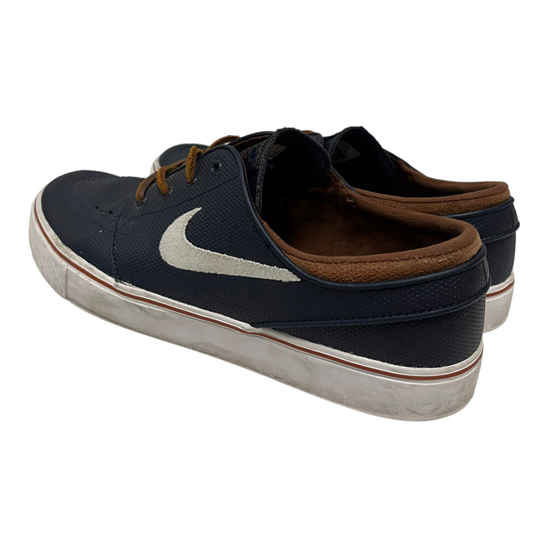 NIKE SB/Low-Sneakers/US 9.5/Leather/NVY/