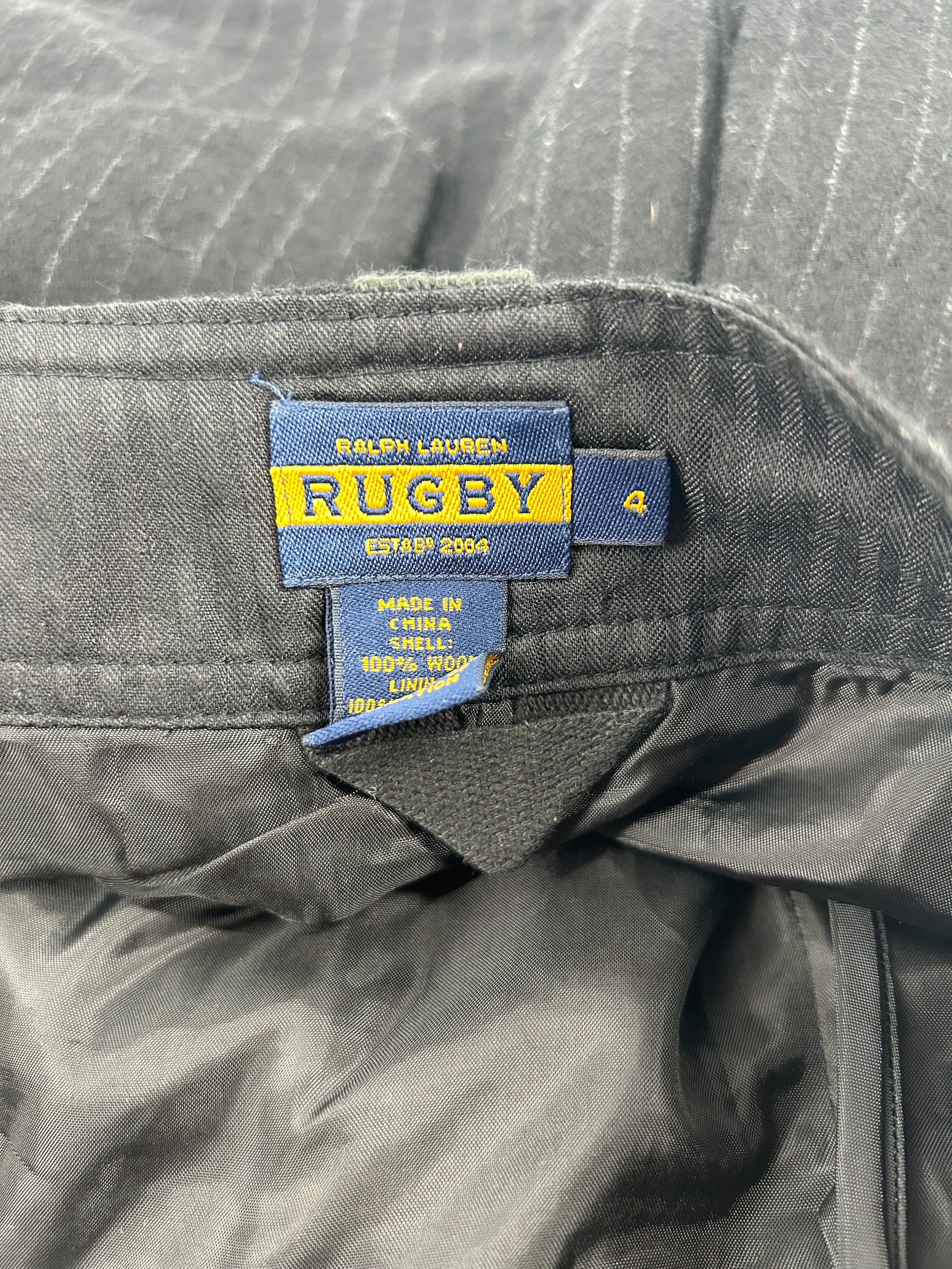 RUGBY RALPHLAUREN/Skirt/4/Wool/BLK/CARGO POCKET MINI SKIRT view 3