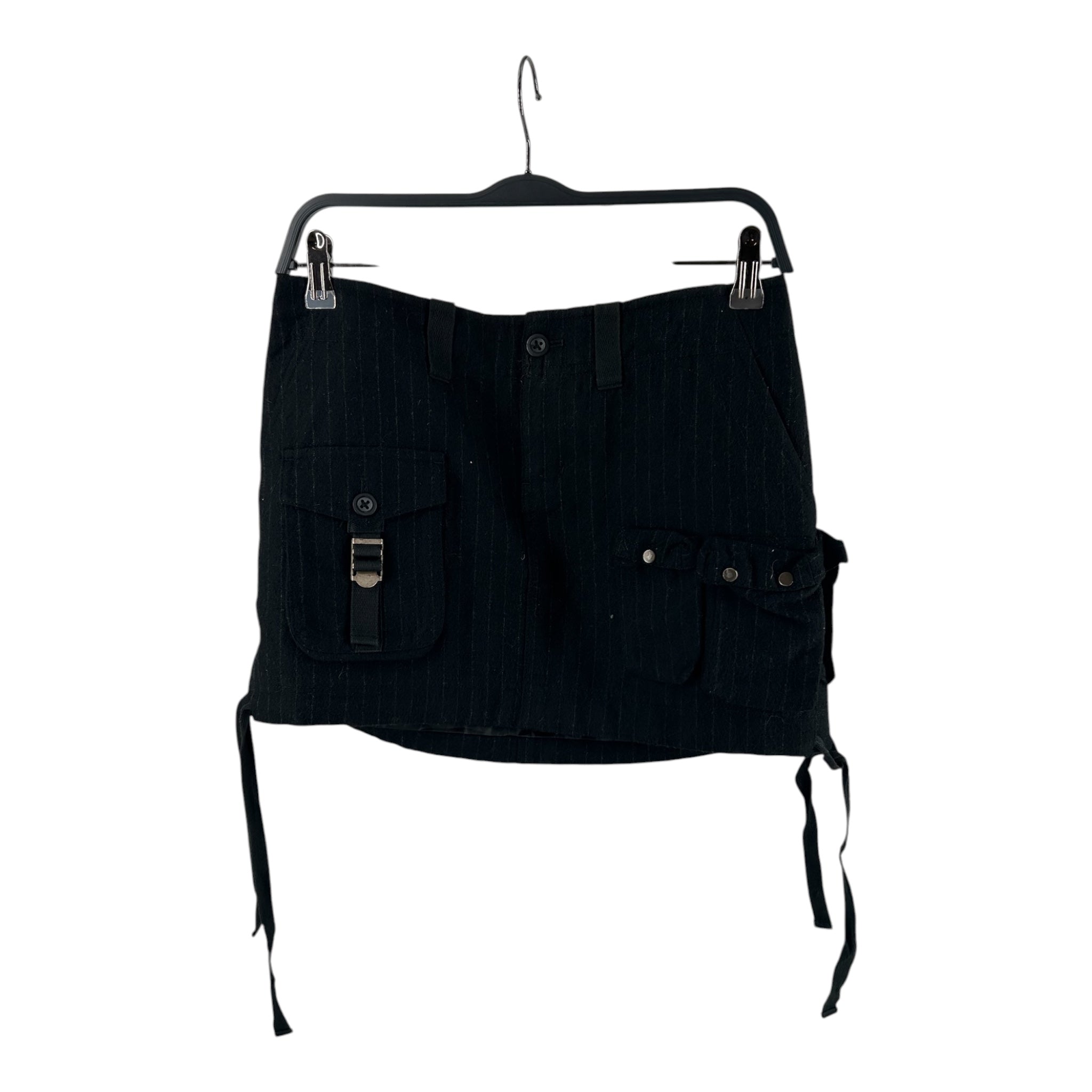 RUGBY RALPHLAUREN/Skirt/4/Wool/BLK/CARGO POCKET MINI SKIRT view 1