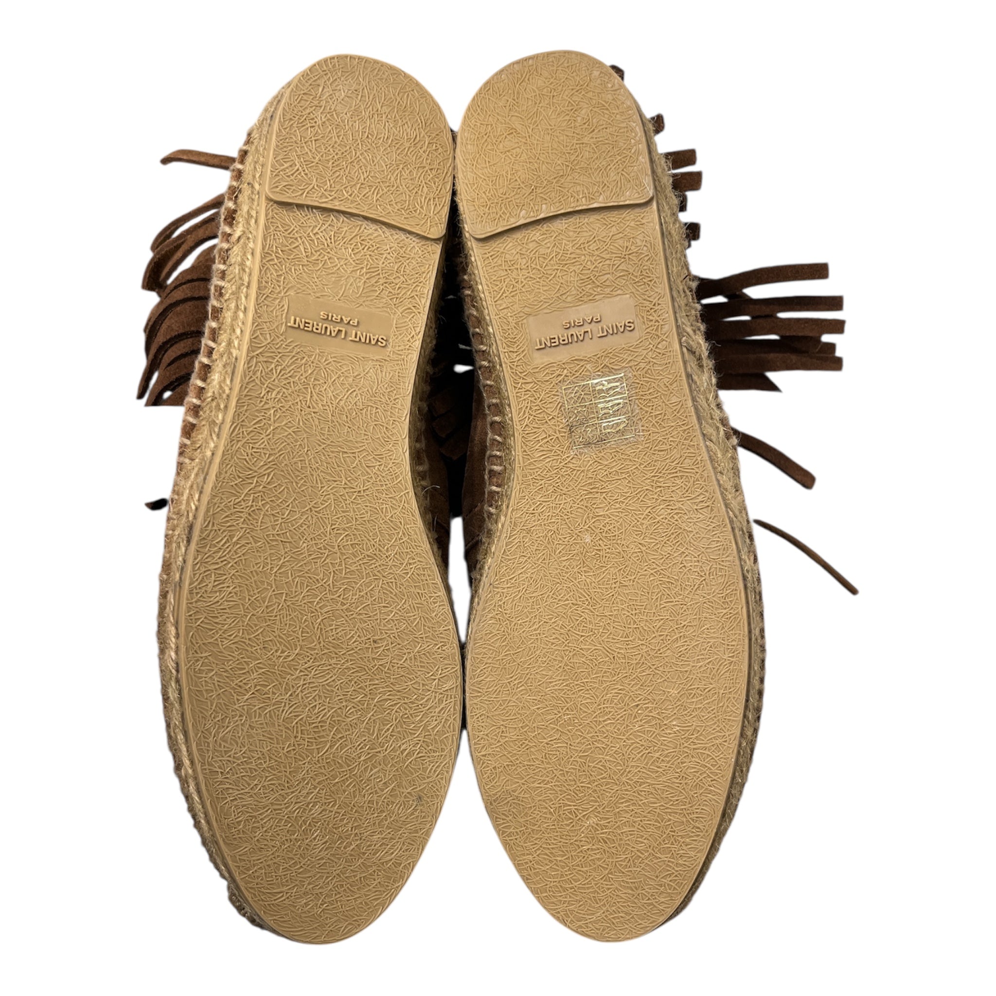 SAINT LAURENT/Shoes/EU 36.5/Suede/CML/FRINGE ESPADRILLE view 3