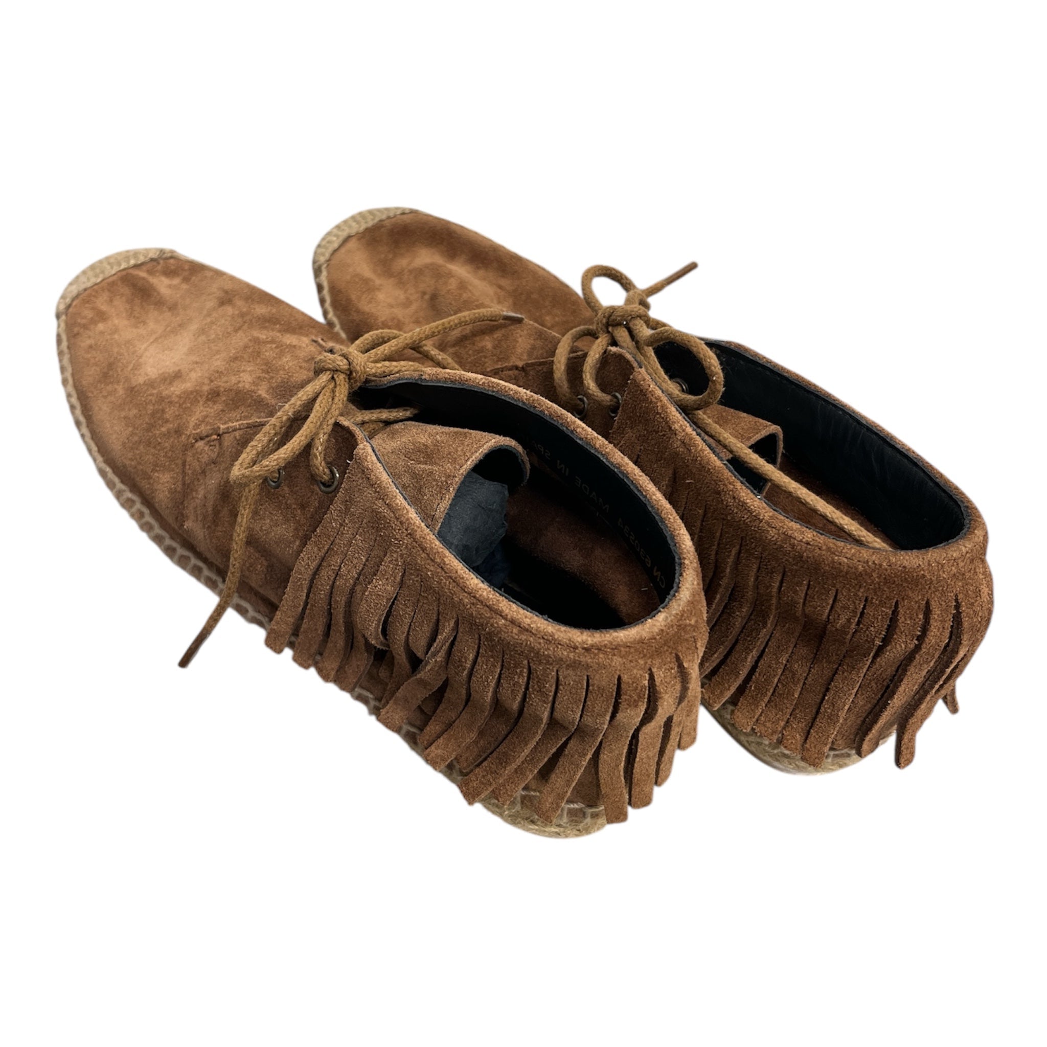 SAINT LAURENT/Shoes/EU 36.5/Suede/CML/FRINGE ESPADRILLE view 2