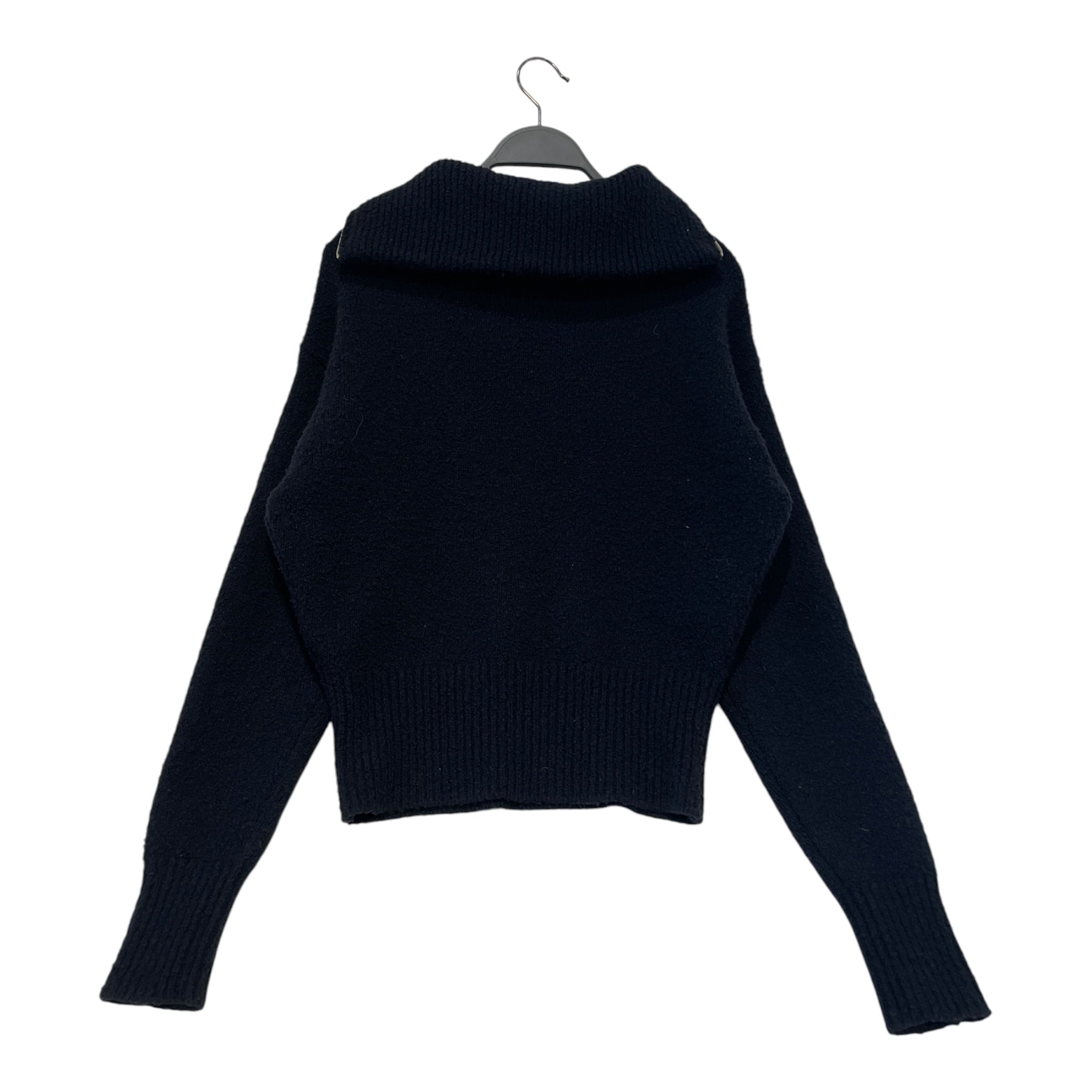 ISABEL MARANT/Sweater/36/Wool/BLK/Quarter-Zip Knit Sweater view 2