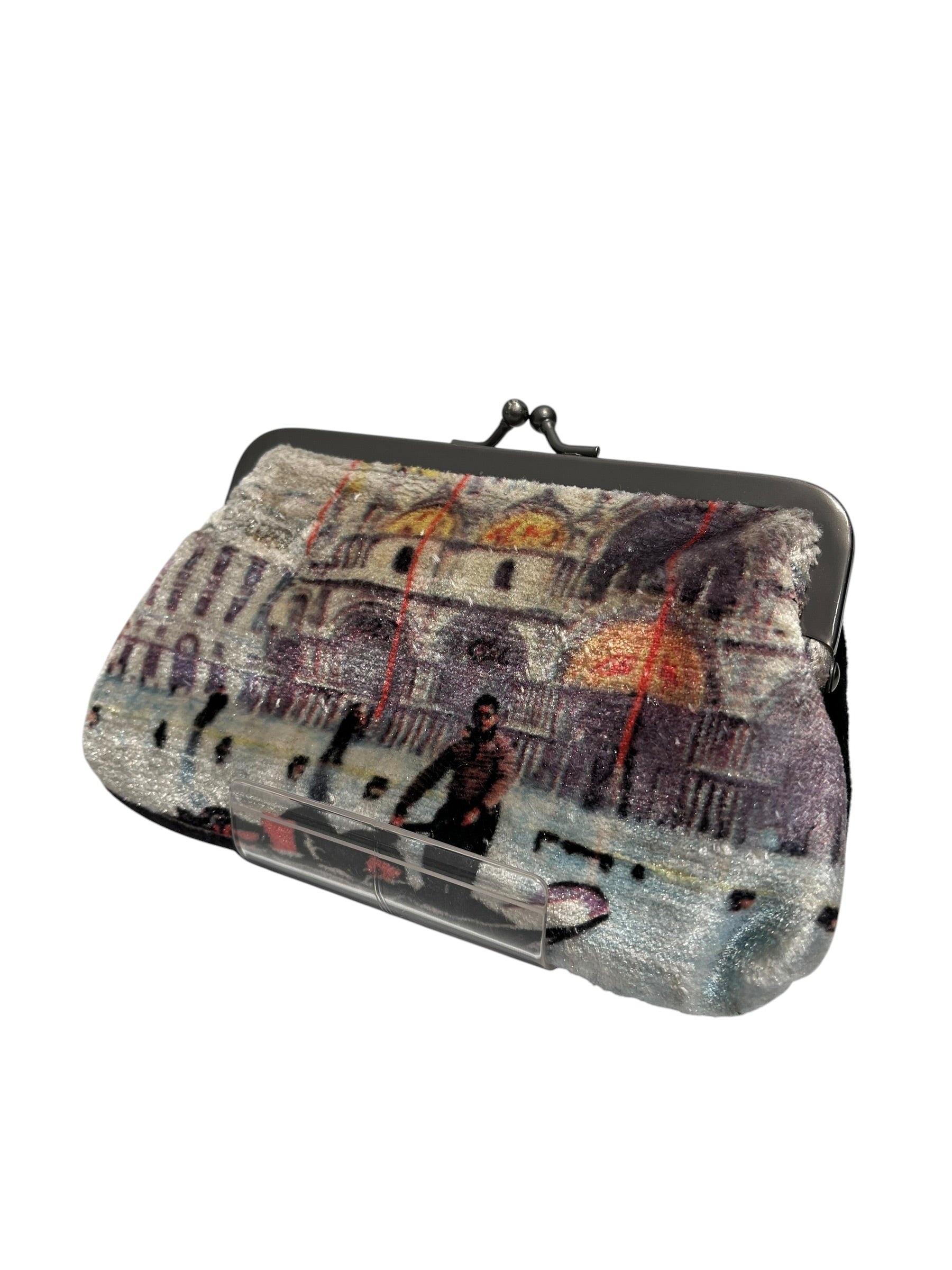 DIESEL/Coin Wallet/All Over Print/Cotton/BLU/VELVET 2001\CITYSCAPE view 1