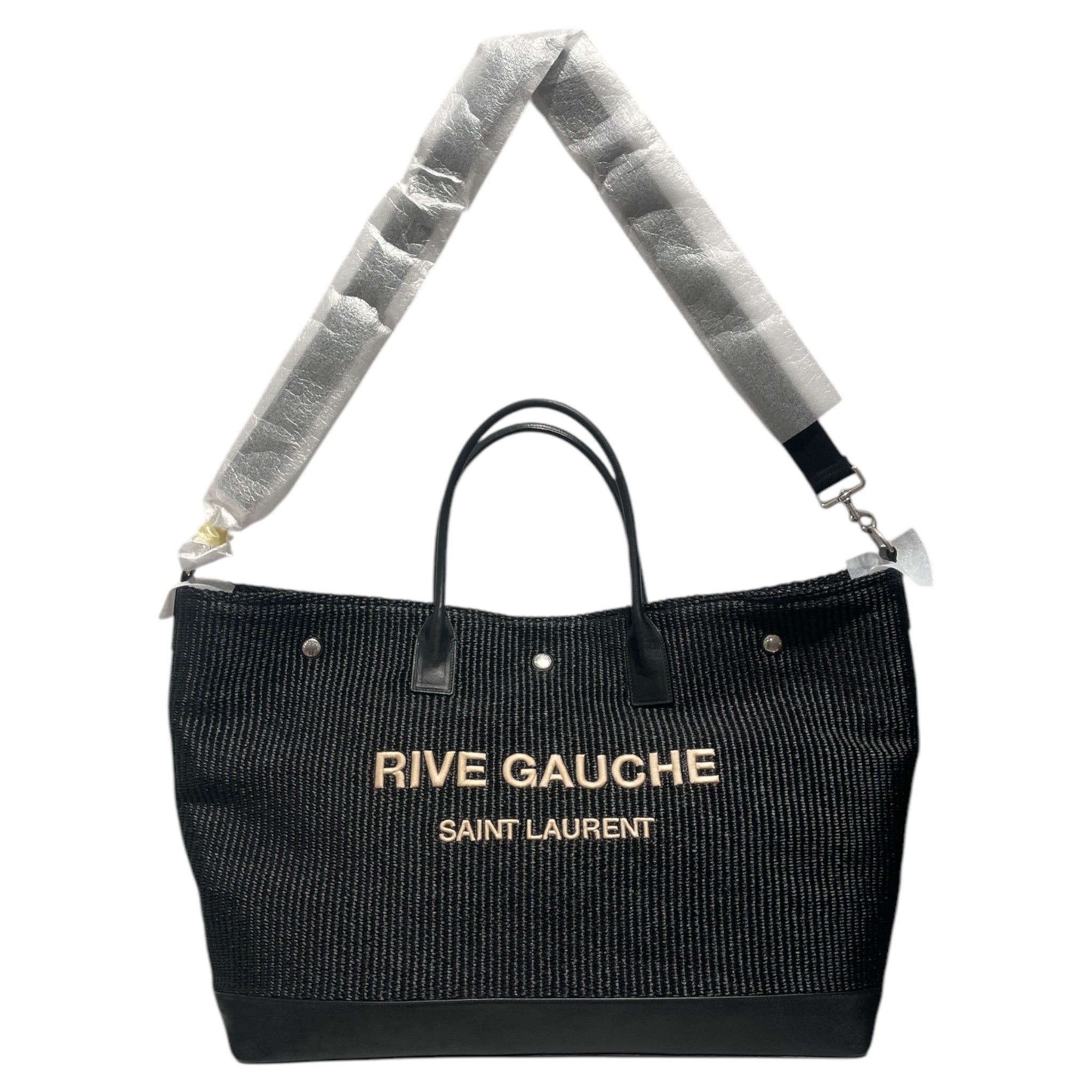 YVES SAINT LAURENT/Bag/BLK/YSL Rive Guache tote bag view 1