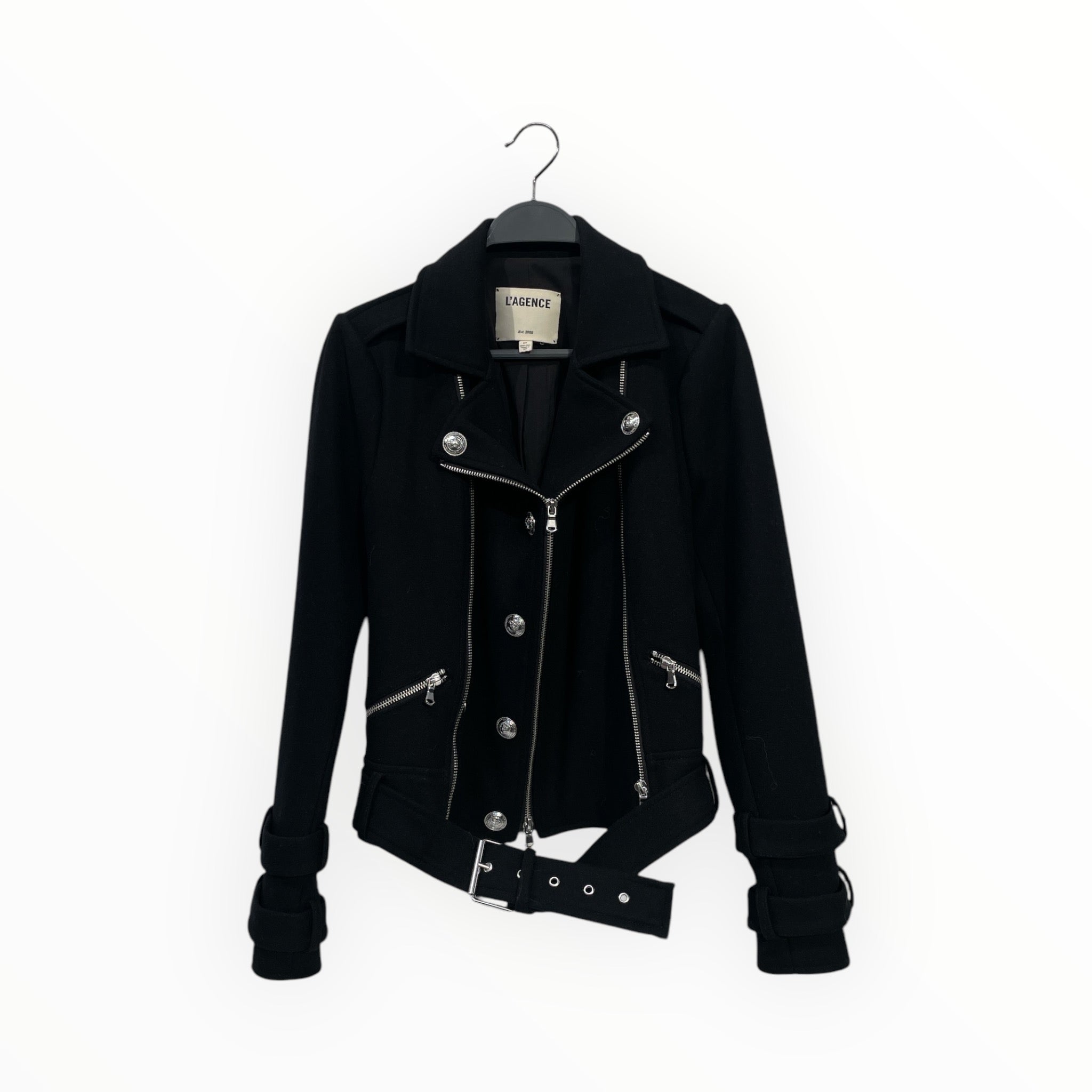 L'AGENCE/Jacket/S/Cashmere/BLK/VINTAGE view 1