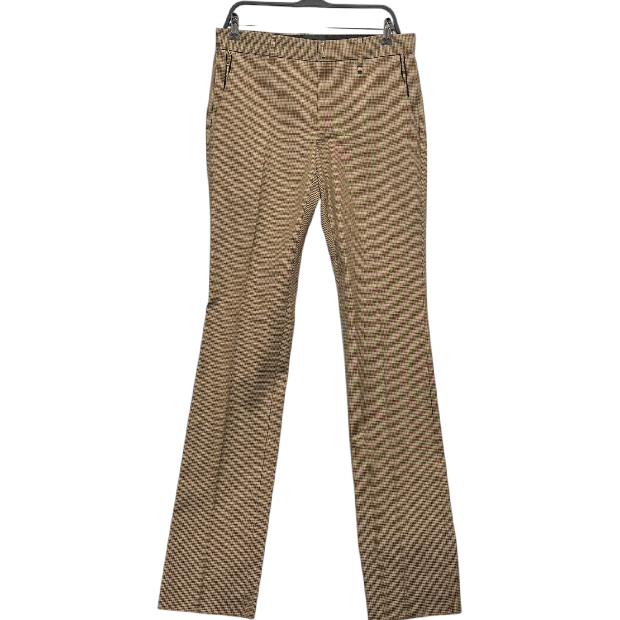 GIVENCHY/Wide Leg Pants/48/Hombre Check/Cotton/MLT/GIVENCHY CHECKERED PANTS view 1