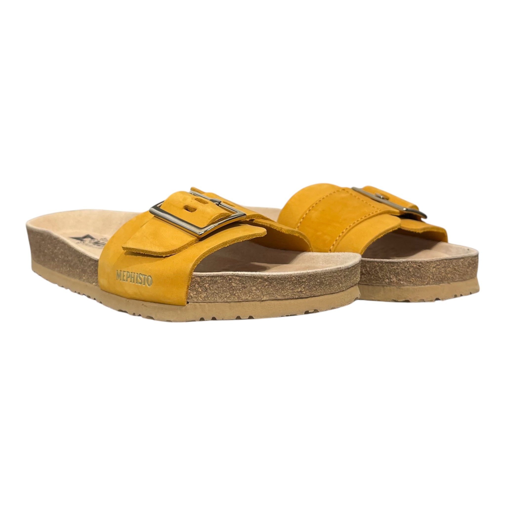 MEPHISTO/Flat Shoes/US 6/Cotton/YEL/Mephisto Mabel Ochre view 1