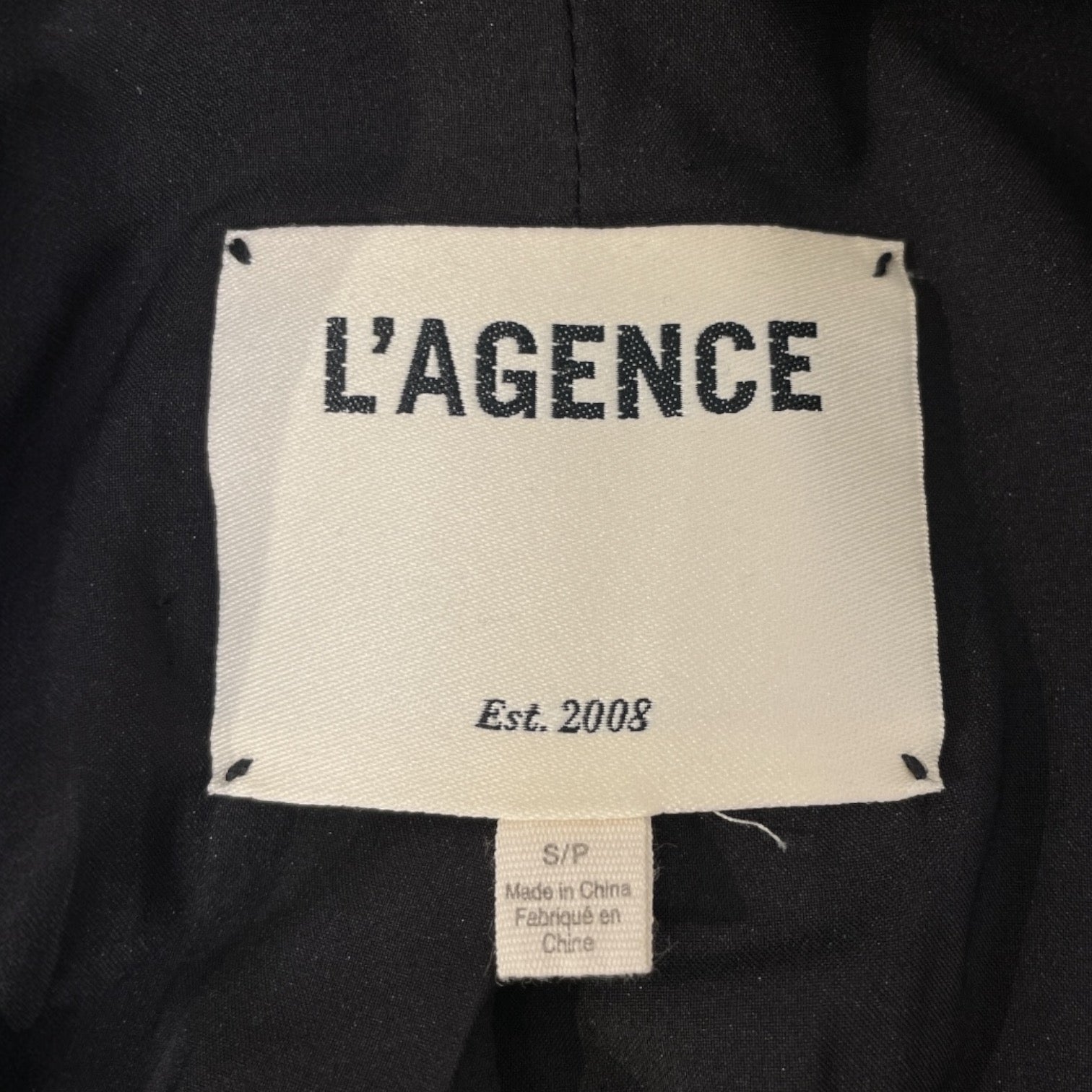 L'AGENCE/Jacket/S/Cashmere/BLK/VINTAGE view 3