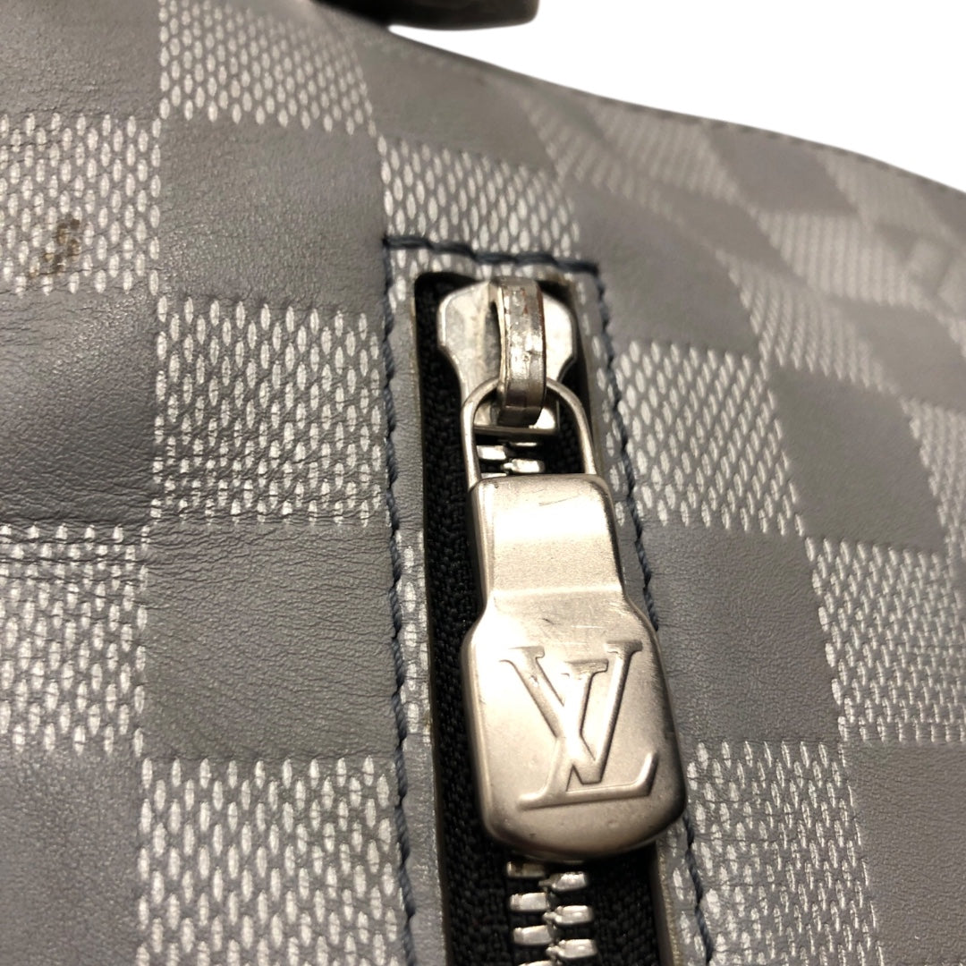 LOUIS VUITTON/Cross Body Bag/All Over Print/Leather/GRY/DAMIER MESSANGER view 9