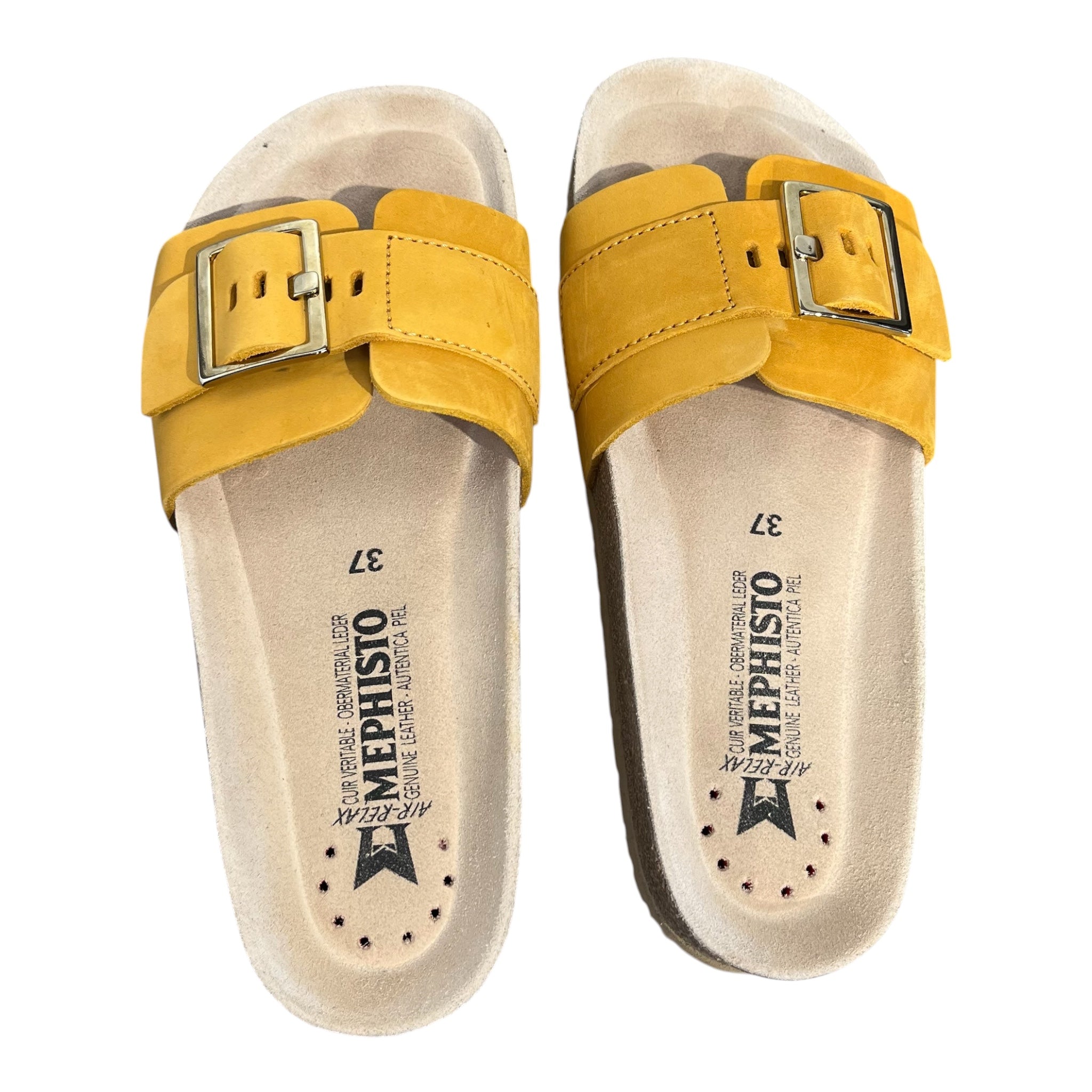 MEPHISTO/Flat Shoes/US 6/Cotton/YEL/Mephisto Mabel Ochre view 3