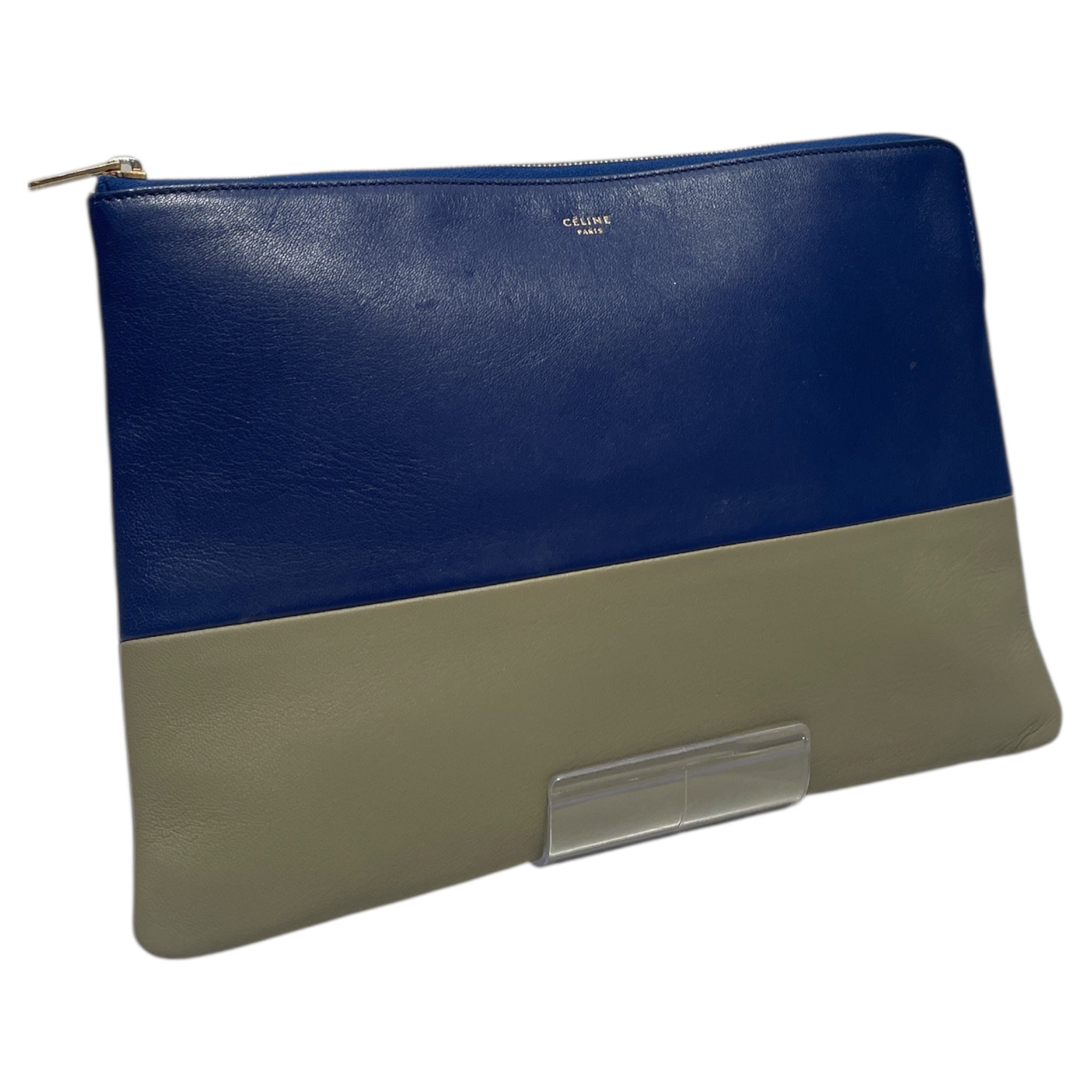 CELINE/Pouch/Leather/BLU/ view 1