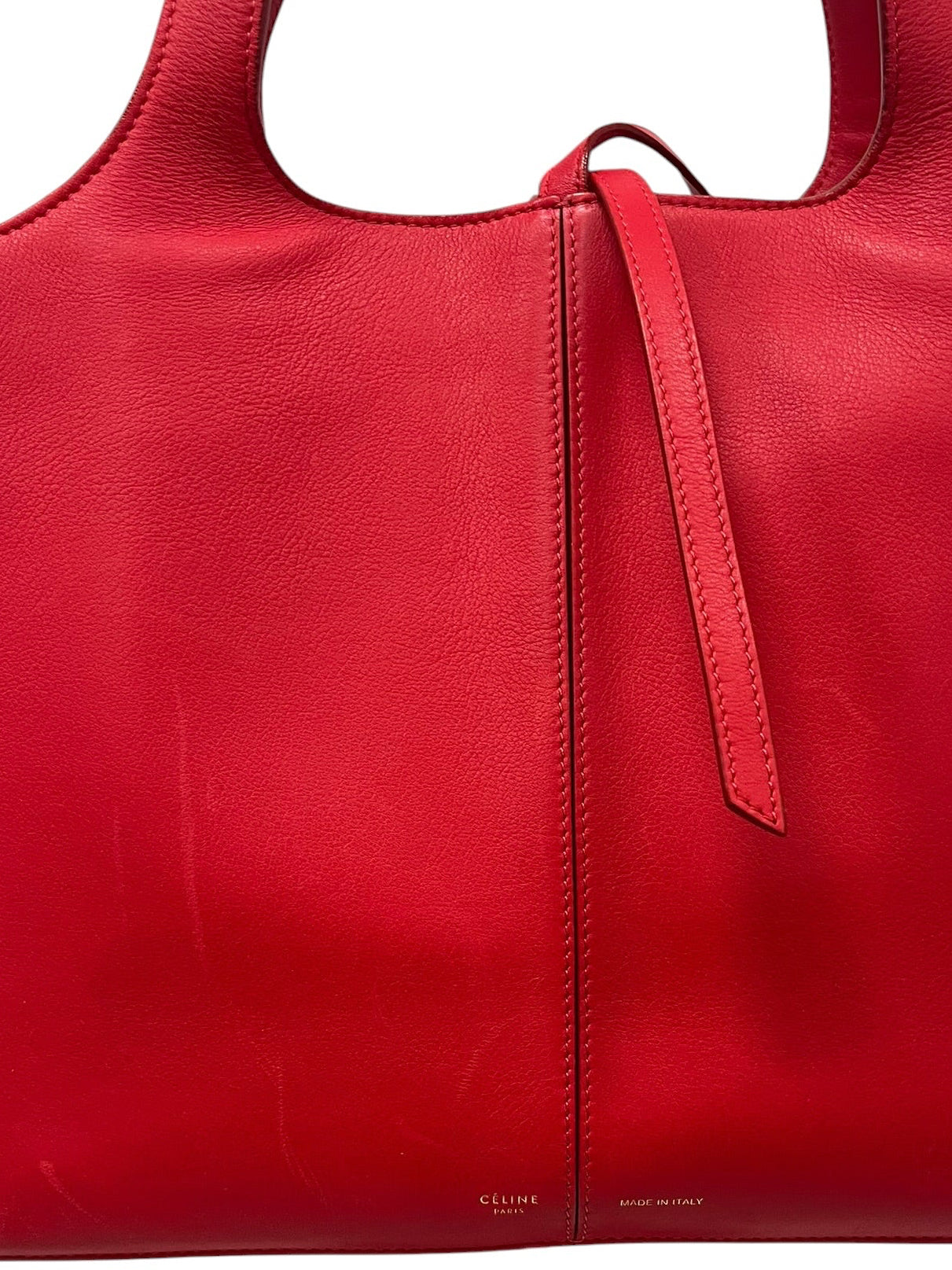 CELINE/Bag/Leather/RED/MEDIUM TRI-FOLD BAG view 6