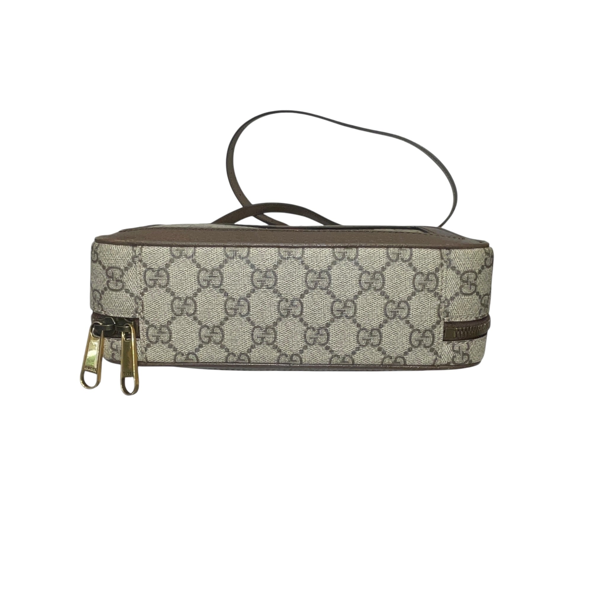 GUCCI/Cross Body Bag/Monogram/Leather/BEG/ophidia medium view 3