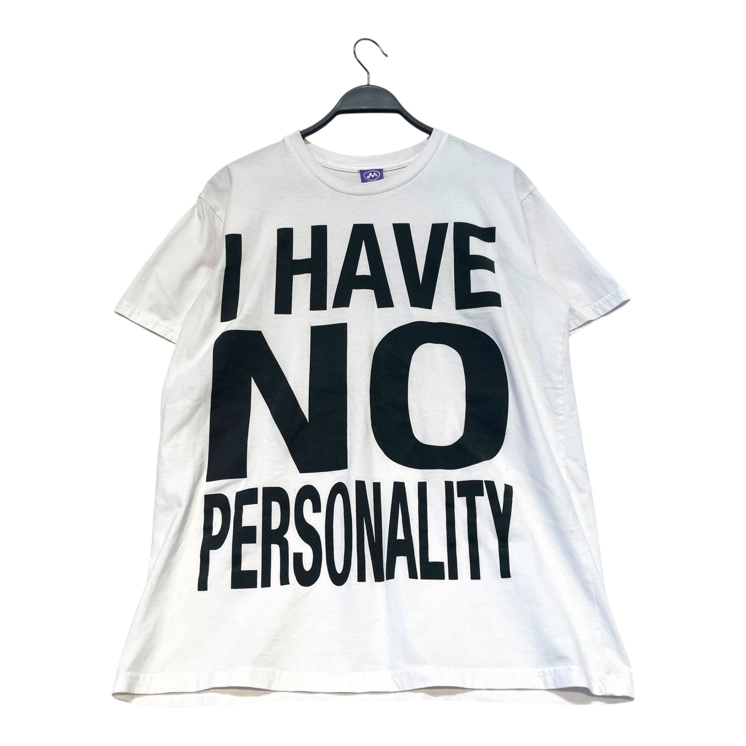 MOWALOLA/T-Shirt/L/Cotton/WHT/Graphic/"I Have No Personality" Tee view 1