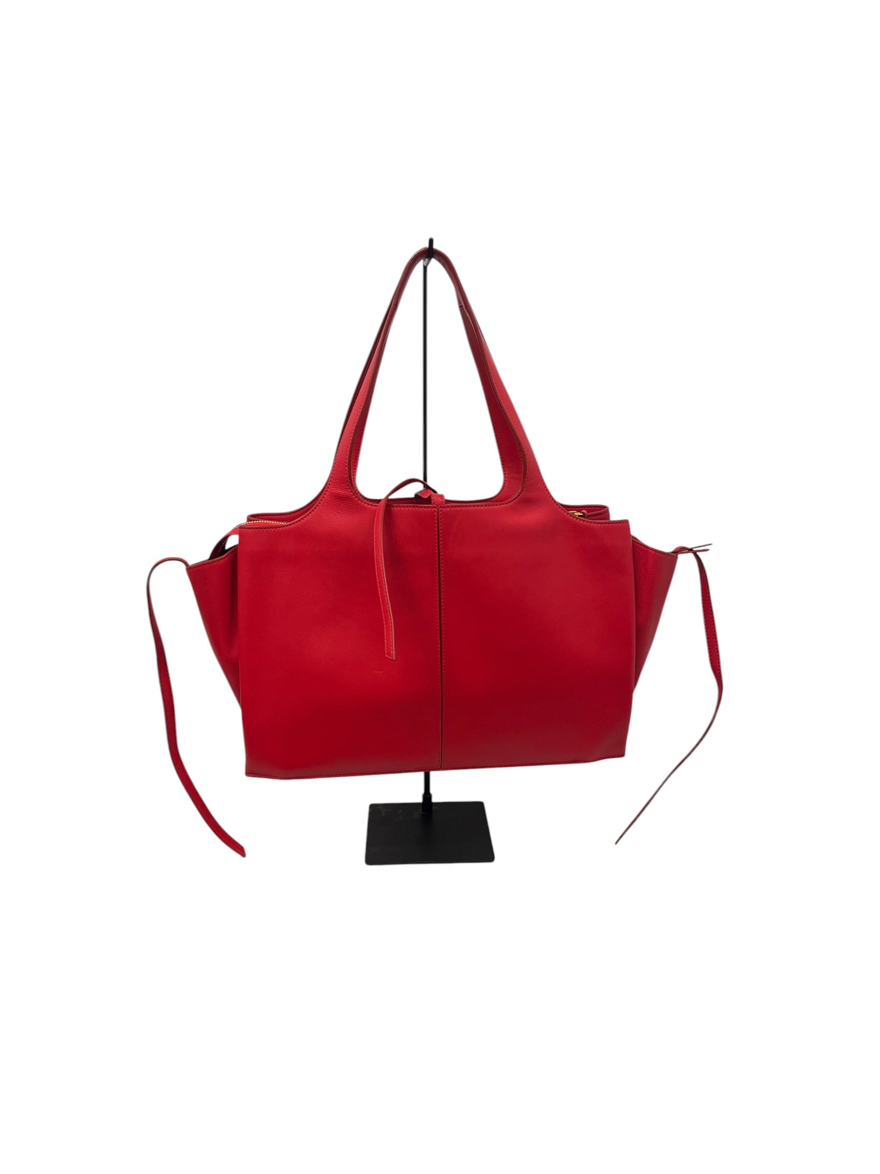 CELINE/Bag/Leather/RED/MEDIUM TRI-FOLD BAG view 2