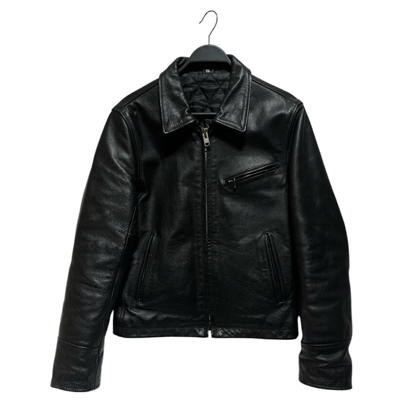 FREEDOM SPORTSWEAR/Leather Jkt/36/Leather/BLK/ BALL CHAIN POCKET