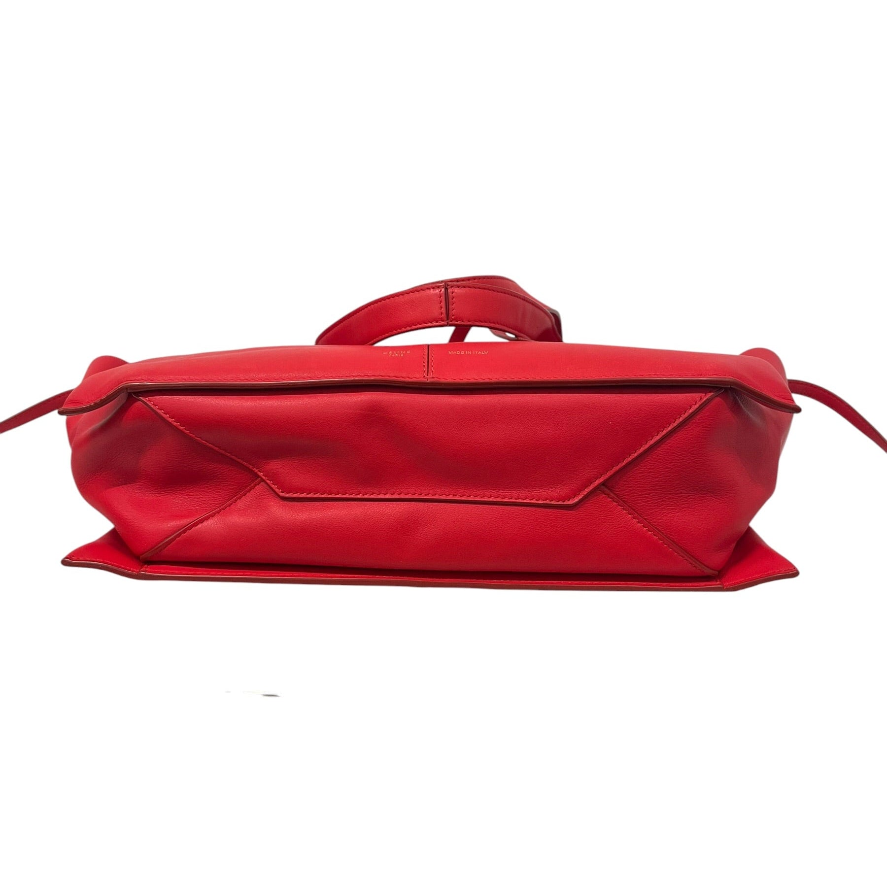 CELINE/Bag/Leather/RED/MEDIUM TRI-FOLD BAG view 3