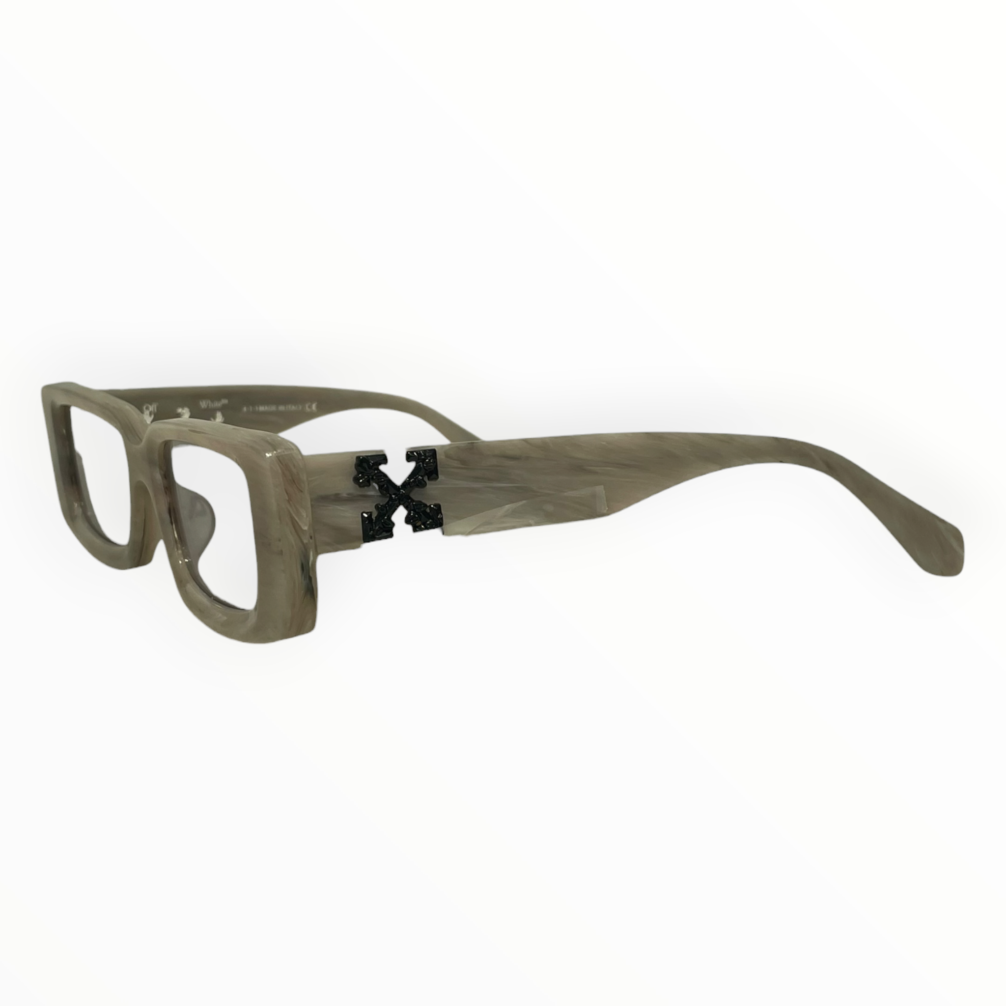 OFF-WHITE/Glasses/Tortoiseshell Pattern/WHT/M's/ view 2