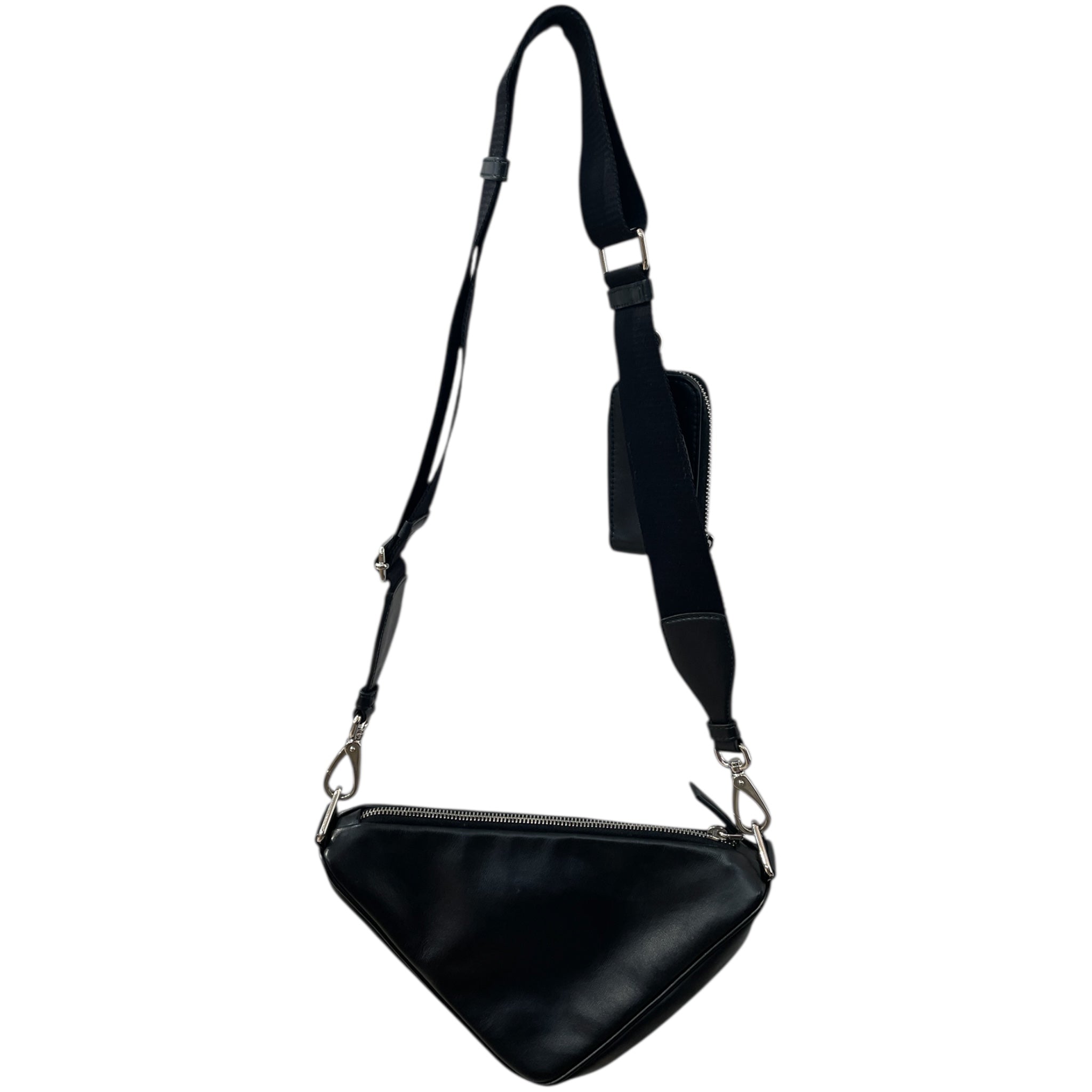 PRADA/Cross Body Bag/Leather/BLK/180 view 2