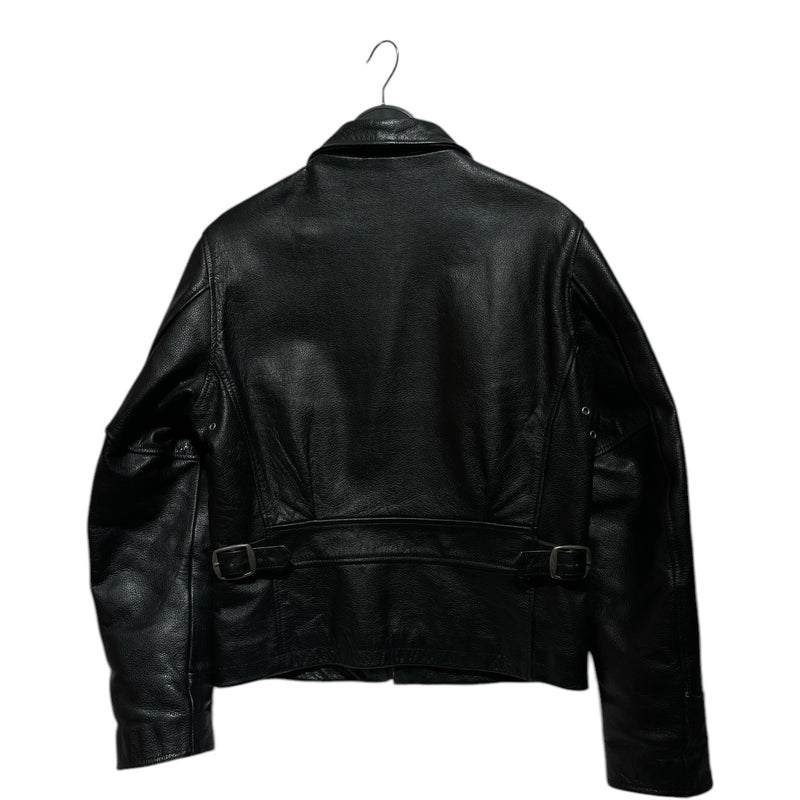 FREEDOM SPORTSWEAR/Leather Jkt/36/Leather/BLK/ BALL CHAIN POCKET