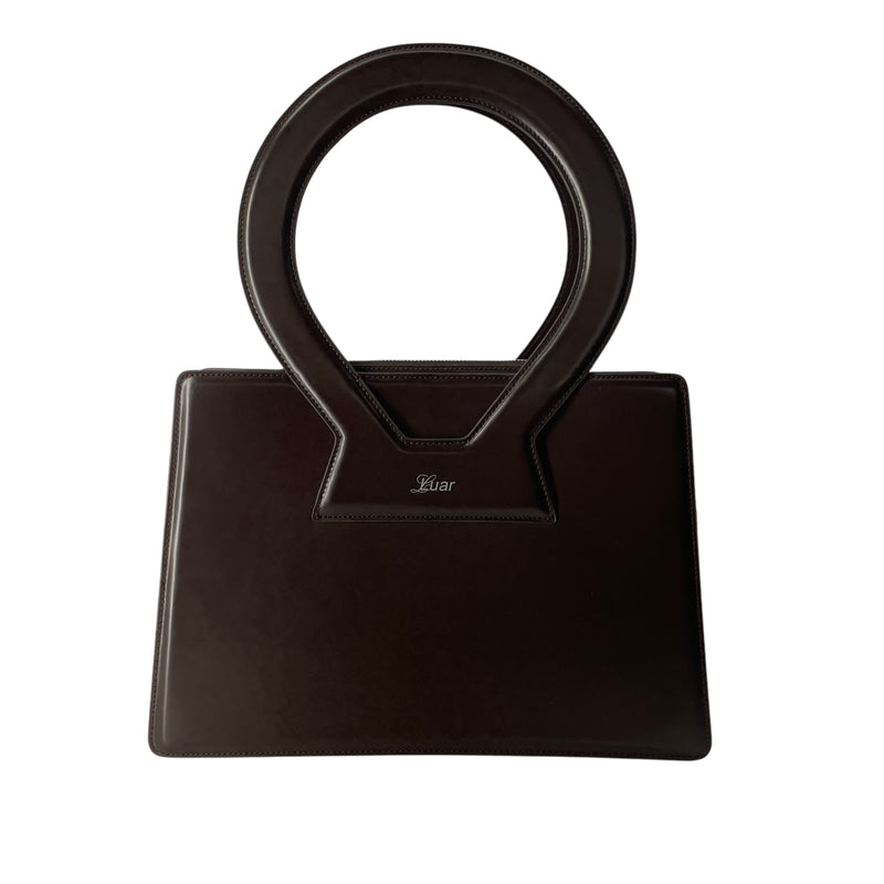 luar/Hand Bag/Leather/BRW/BRWN LARGE HANDLE BAG