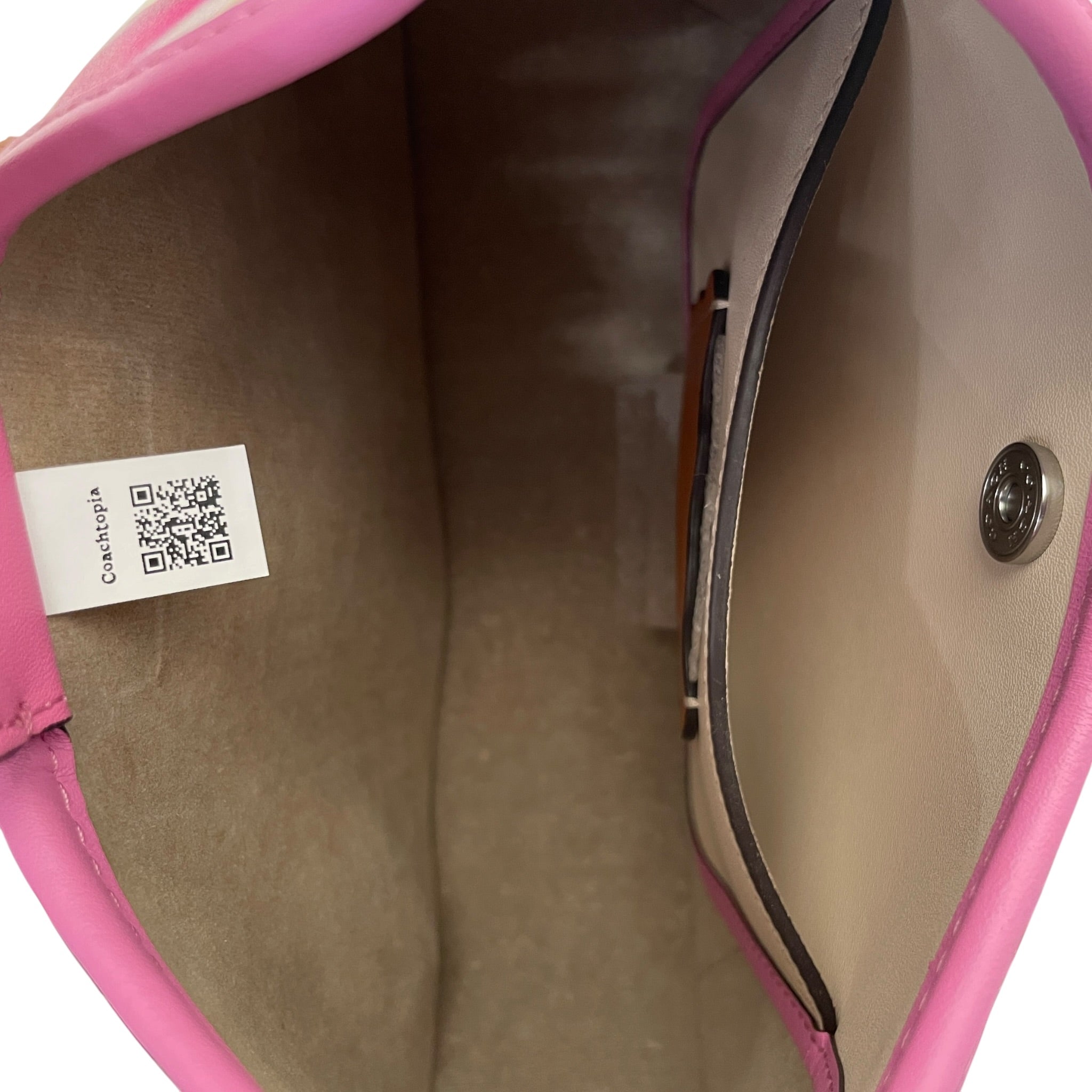 Coachtopia/Hand Bag/Graphic/Leather/PNK/cherries view 4