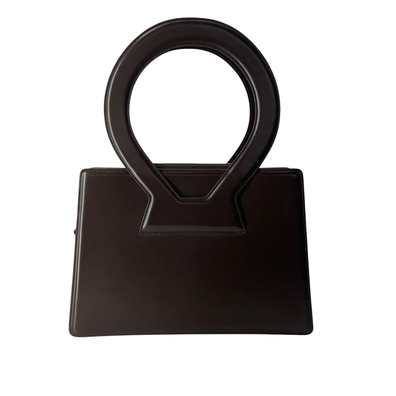 luar/Hand Bag/Leather/BRW/BRWN LARGE HANDLE BAG