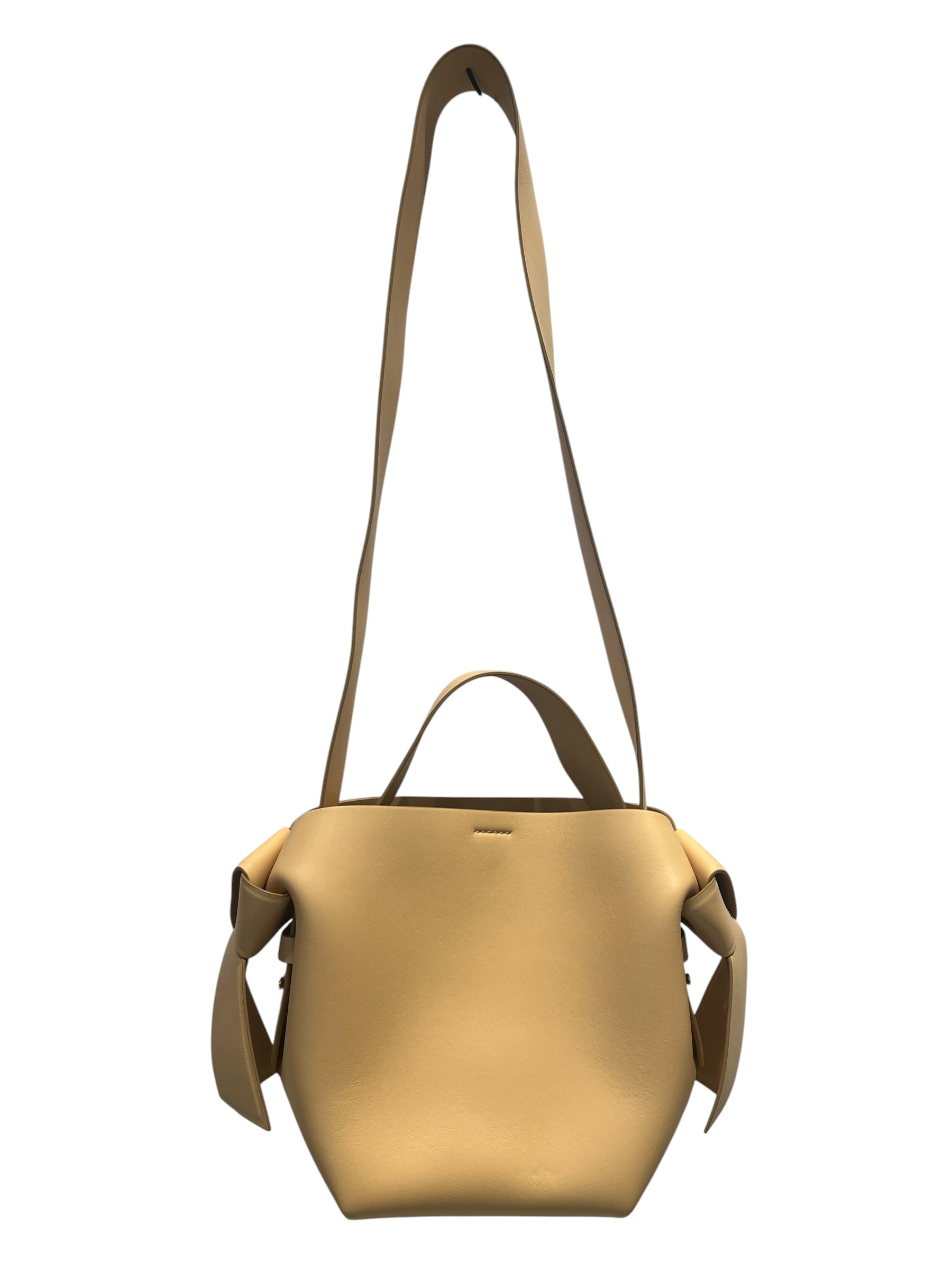 Acne Studios/Tote Bag/Leather/BEG/KNOTSONSIDES view 2