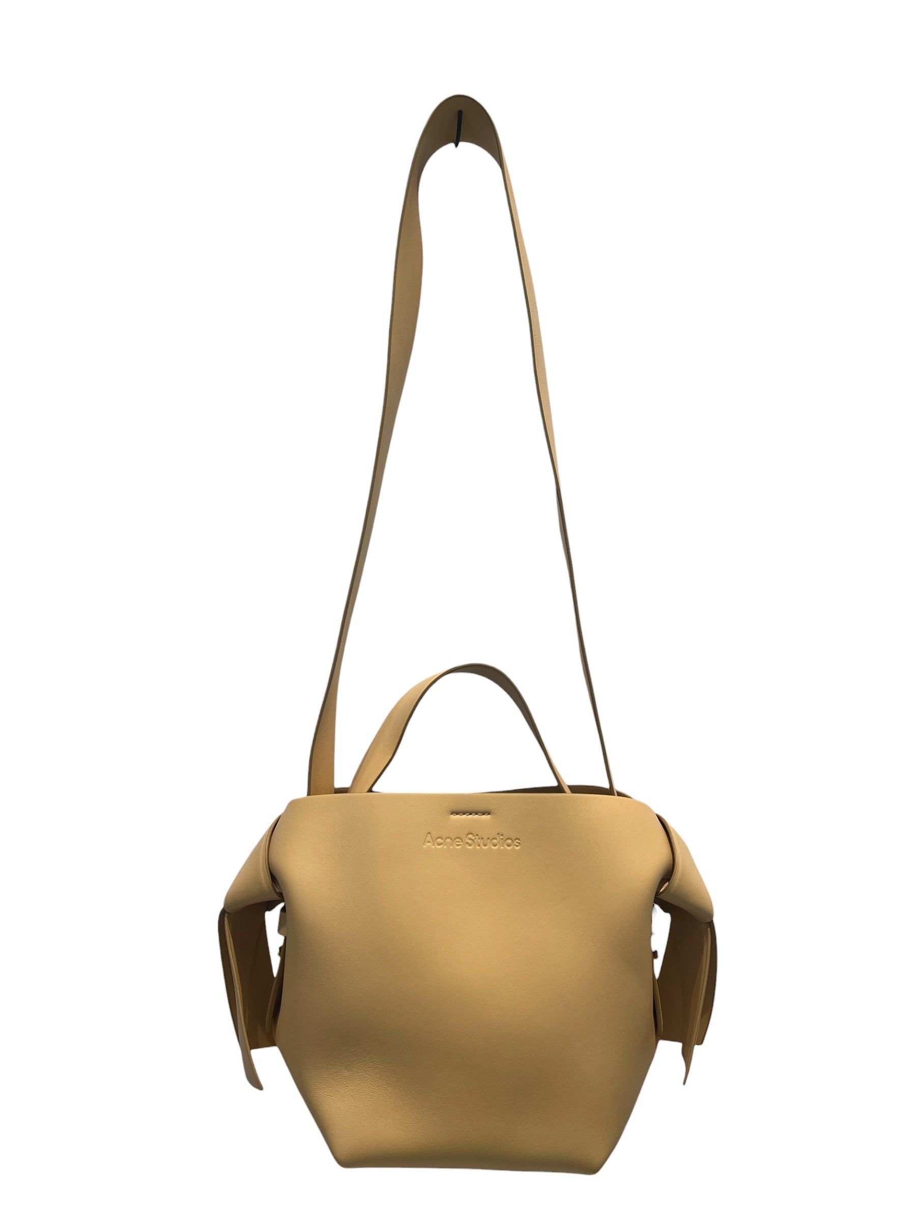 Acne Studios/Tote Bag/Leather/BEG/KNOTSONSIDES view 1
