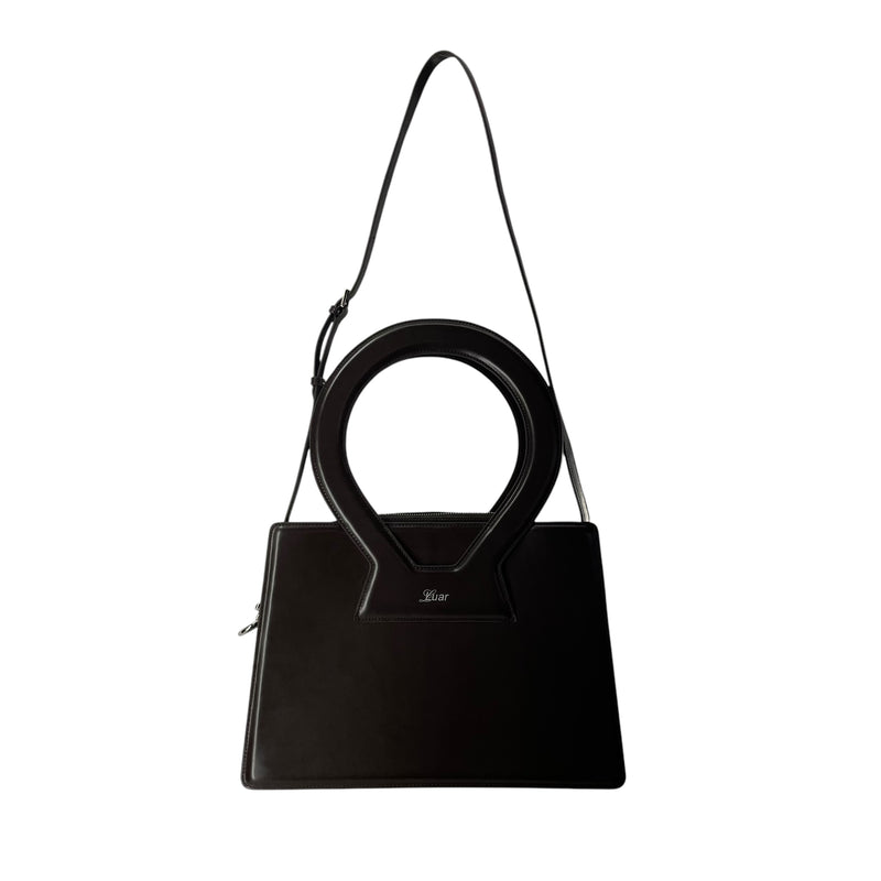 luar/Hand Bag/Leather/BRW/BRWN LARGE HANDLE BAG