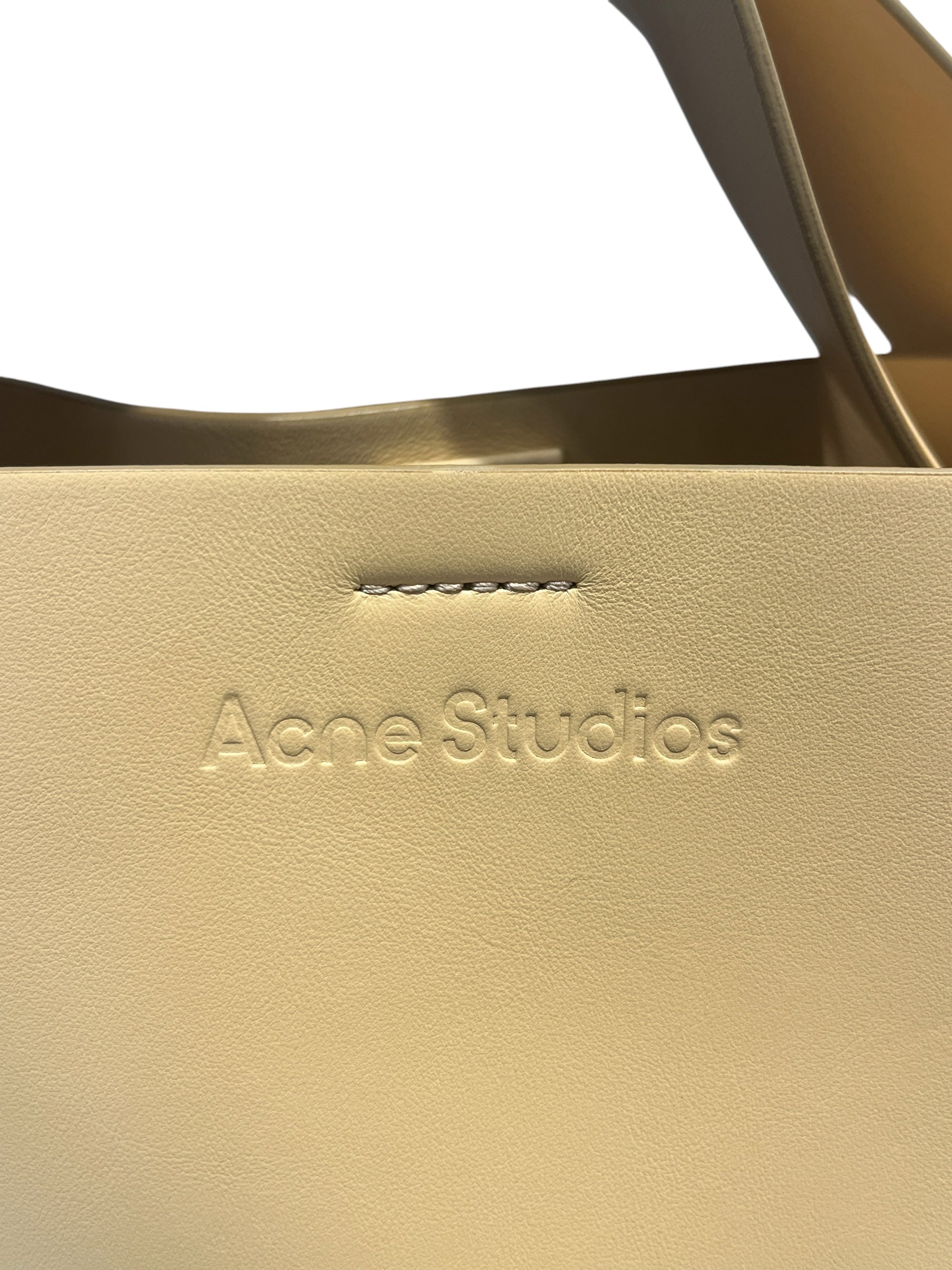 Acne Studios/Tote Bag/Leather/BEG/KNOTSONSIDES view 3