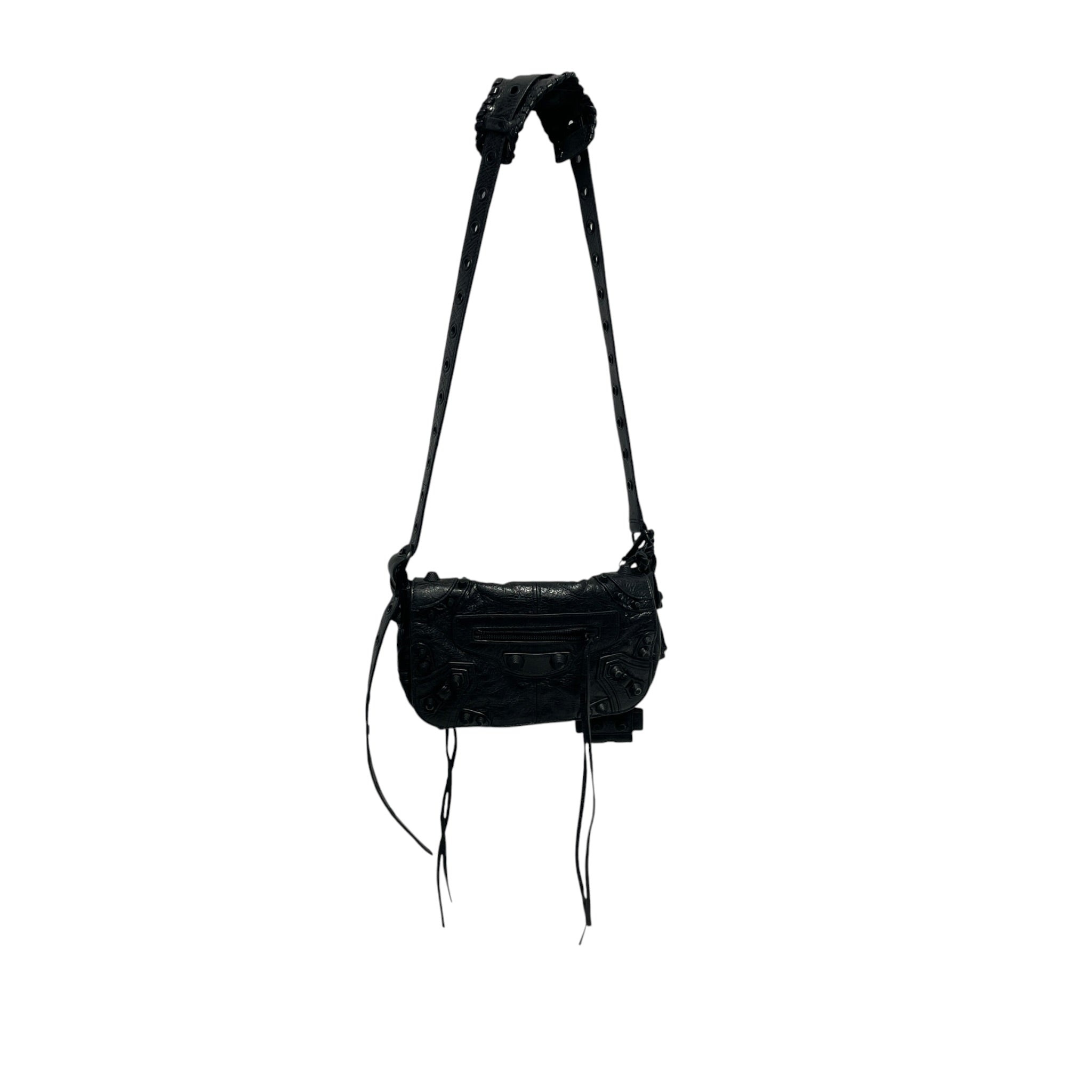 BALENCIAGA/Cross Body Bag/Leather/BLK/le cagole xs view 1