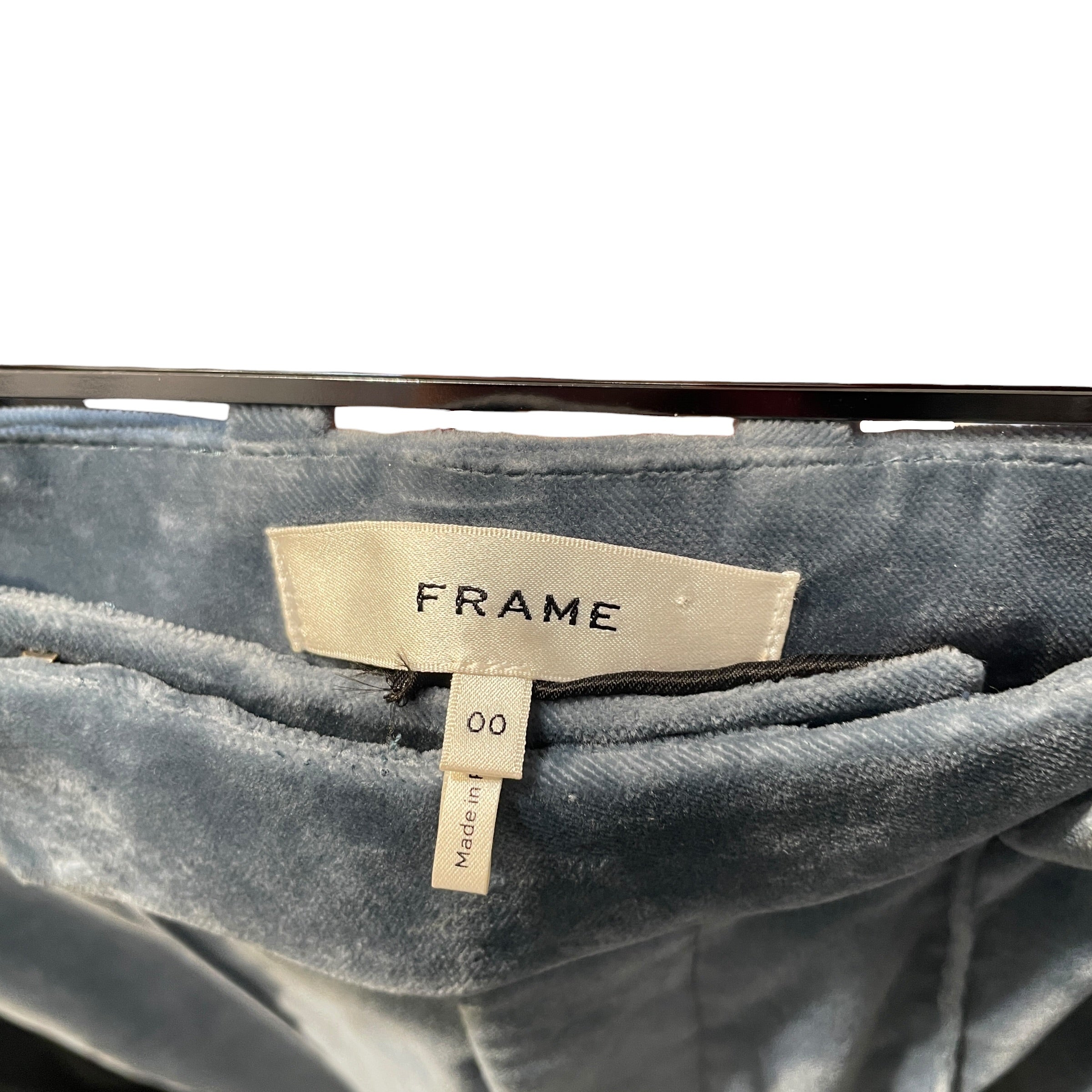 FRAME/Straight Pants/00/Cotton/BLU/Slim Stacked Velvet Pants view 3