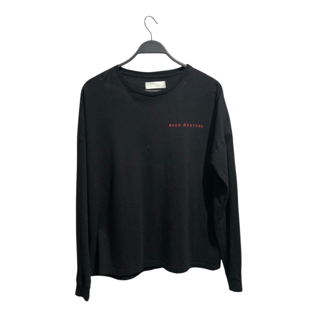 SIBERIA HILLS/LS T-Shirt/M/Cotton/BLK/Graphic/Born Hunter view 1