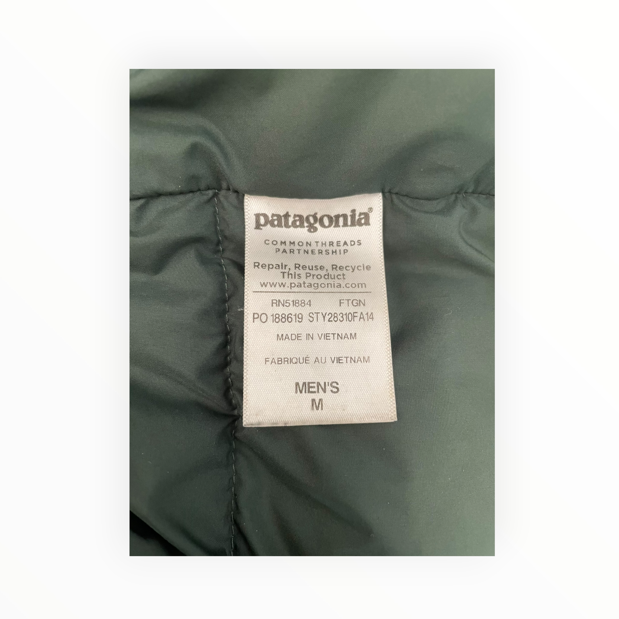 patagonia/Puffer Jkt/M/Polyester/GRN/PUFFER JACKET view 4