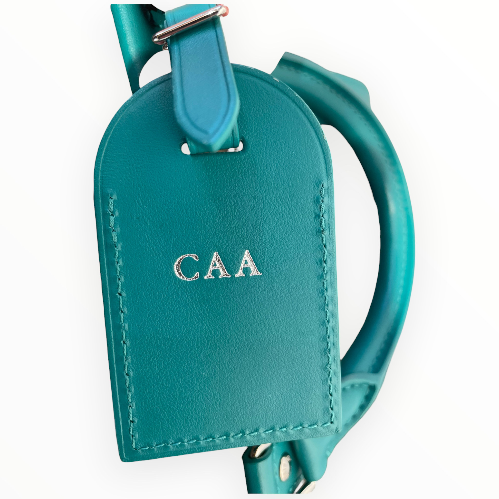 LOUIS VUITTON/Luggage/Monogram/BRW/keepall 50 with teal color view 6