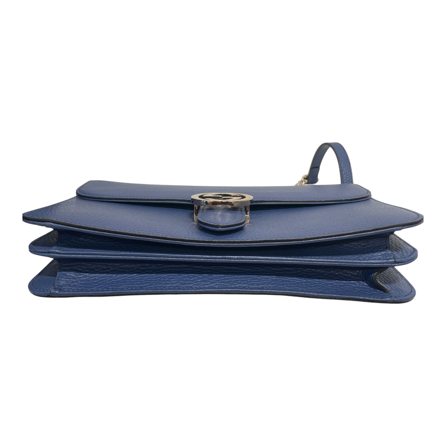GUCCI/Cross Body Bag/Faux Leather/BLU/G INTERLOCKING BAG view 4
