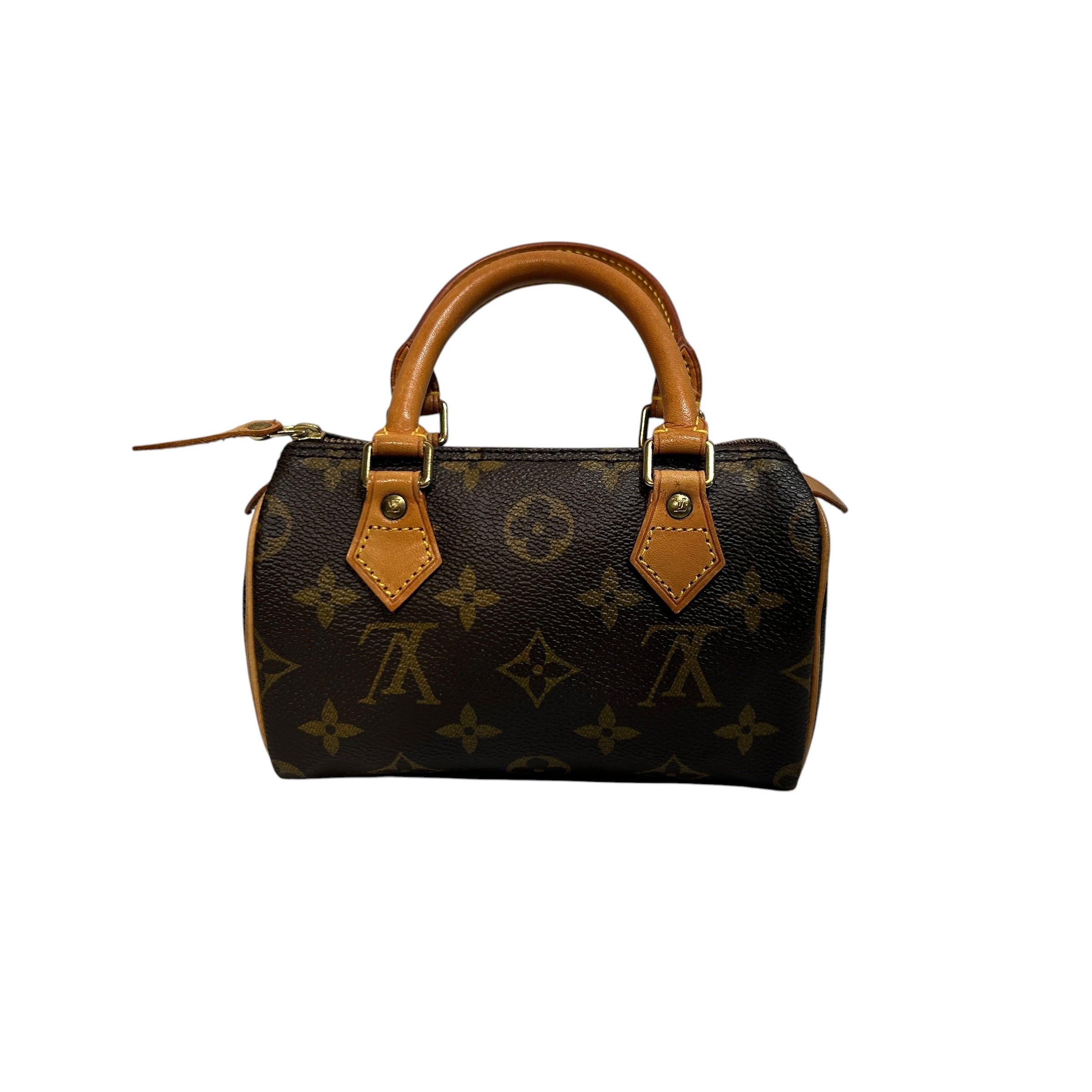 LOUIS VUITTON/Hand Bag/Monogram/BRW/Nano Speedy view 2