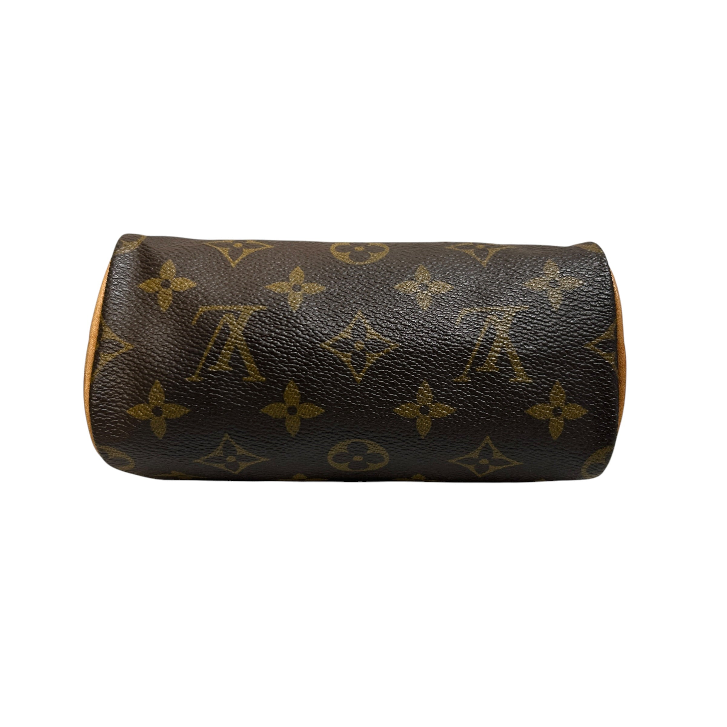 LOUIS VUITTON/Hand Bag/Monogram/BRW/Nano Speedy view 3